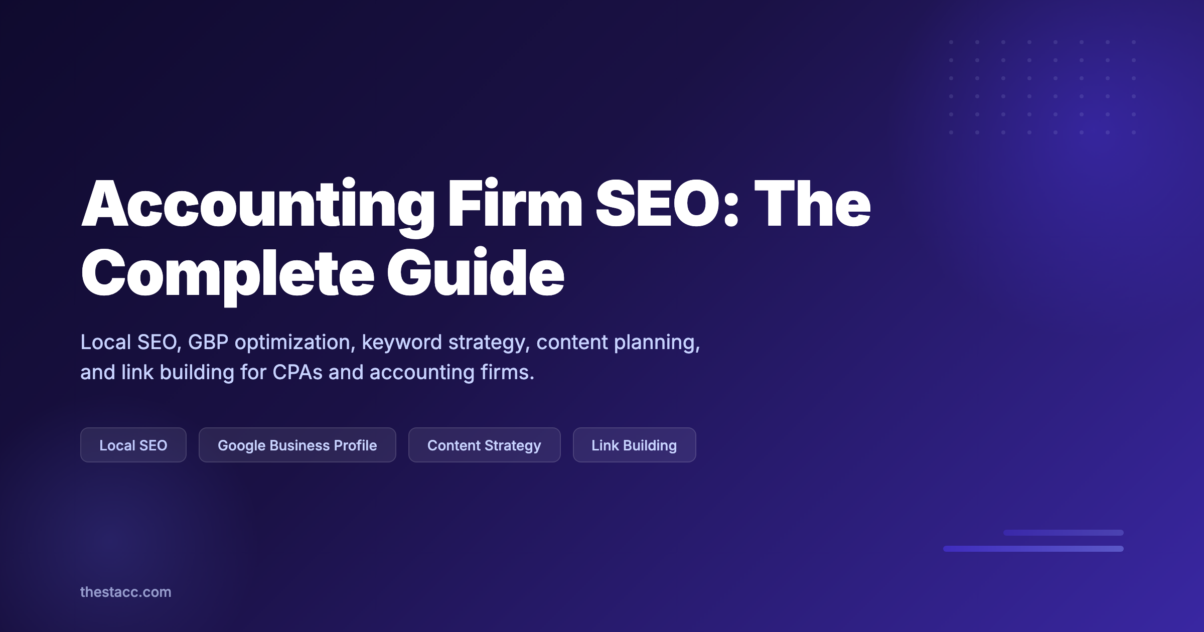 Accounting Firm SEO: The Complete Guide (2026)
