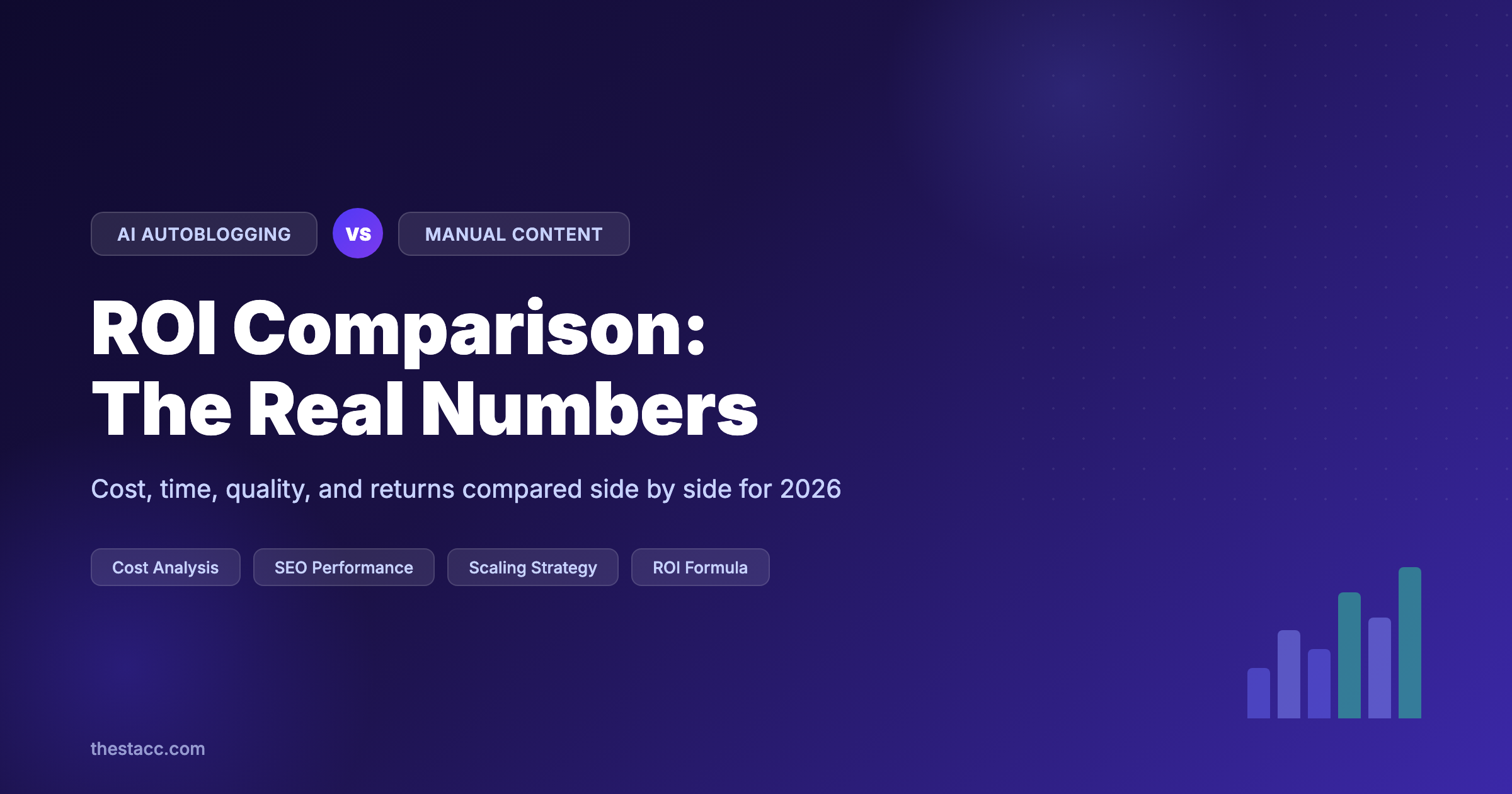 AI Autoblogging vs Manual Content: ROI Comparison