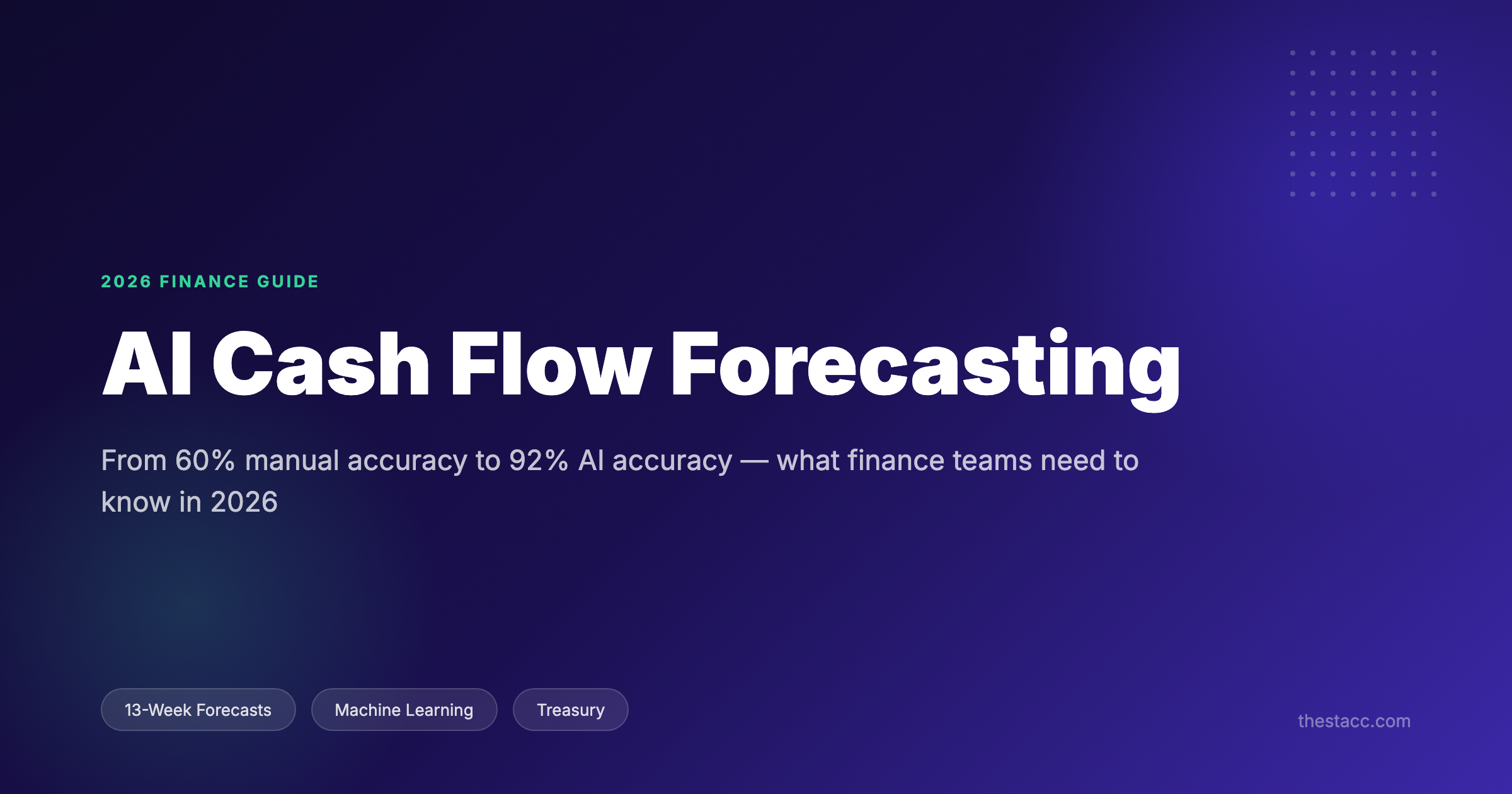 AI Cash Flow Forecasting: The Complete Guide (2026)