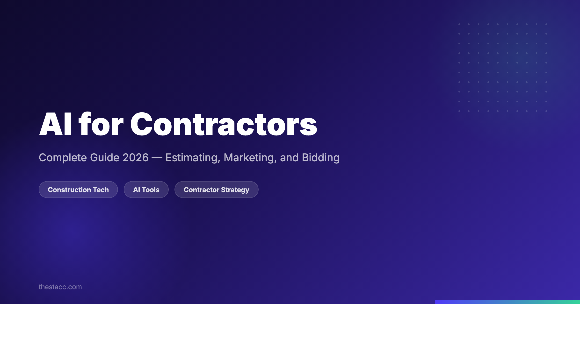 AI for Contractors: Complete Guide (2026)