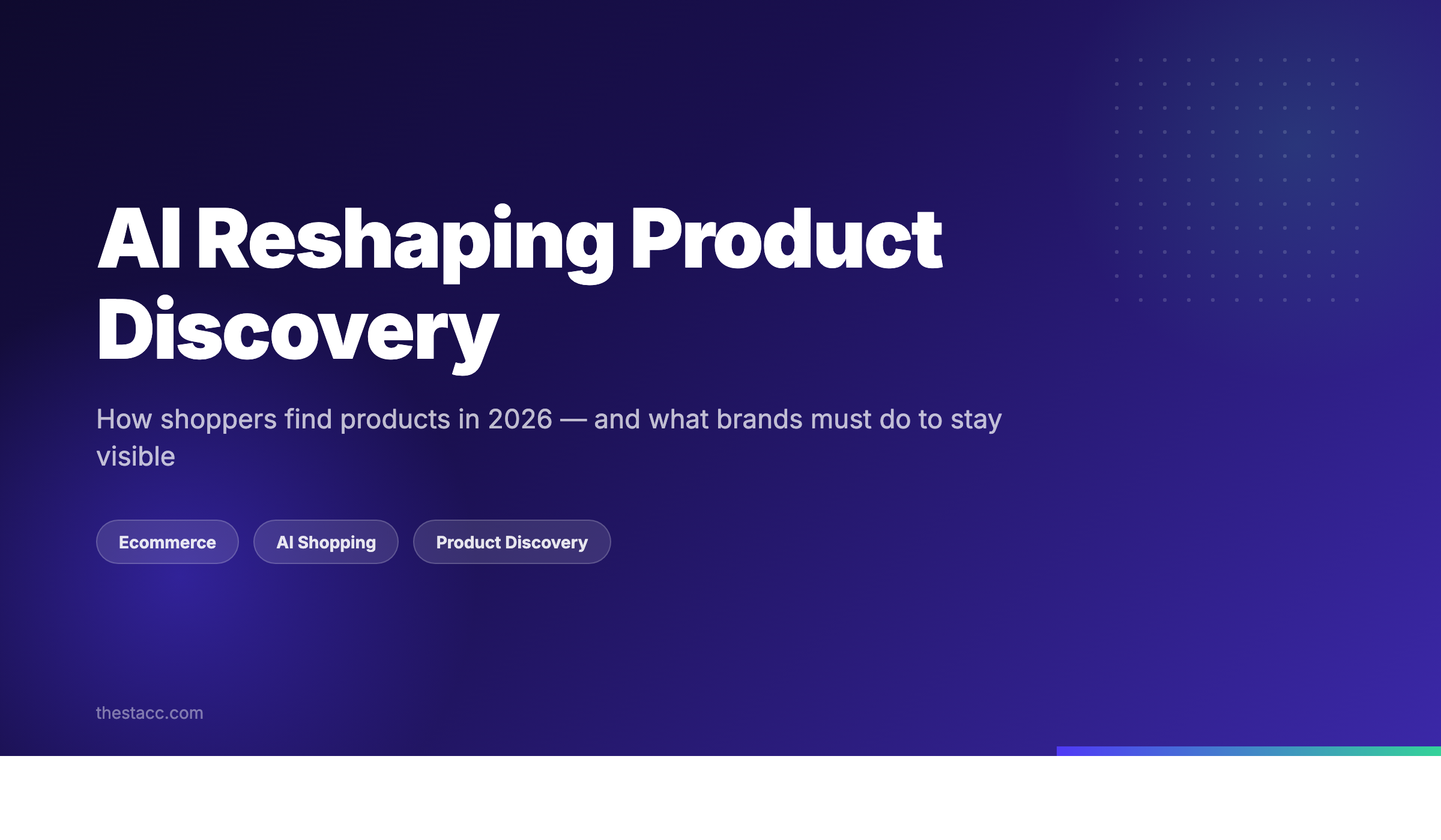 AI Reshaping Product Discovery: 2026 Shopping Trends