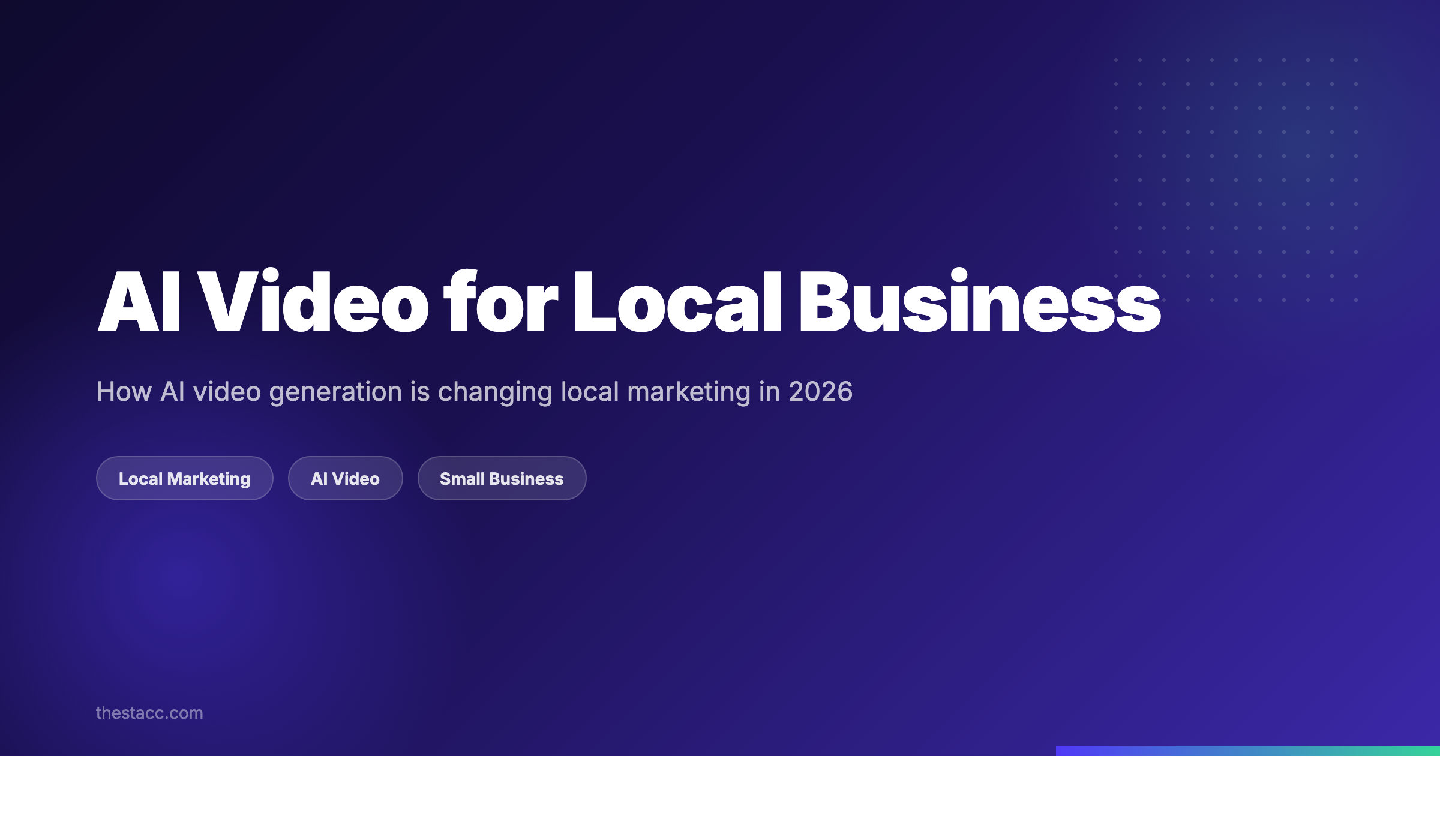 AI Video for Local Business Marketing: 2026 Guide