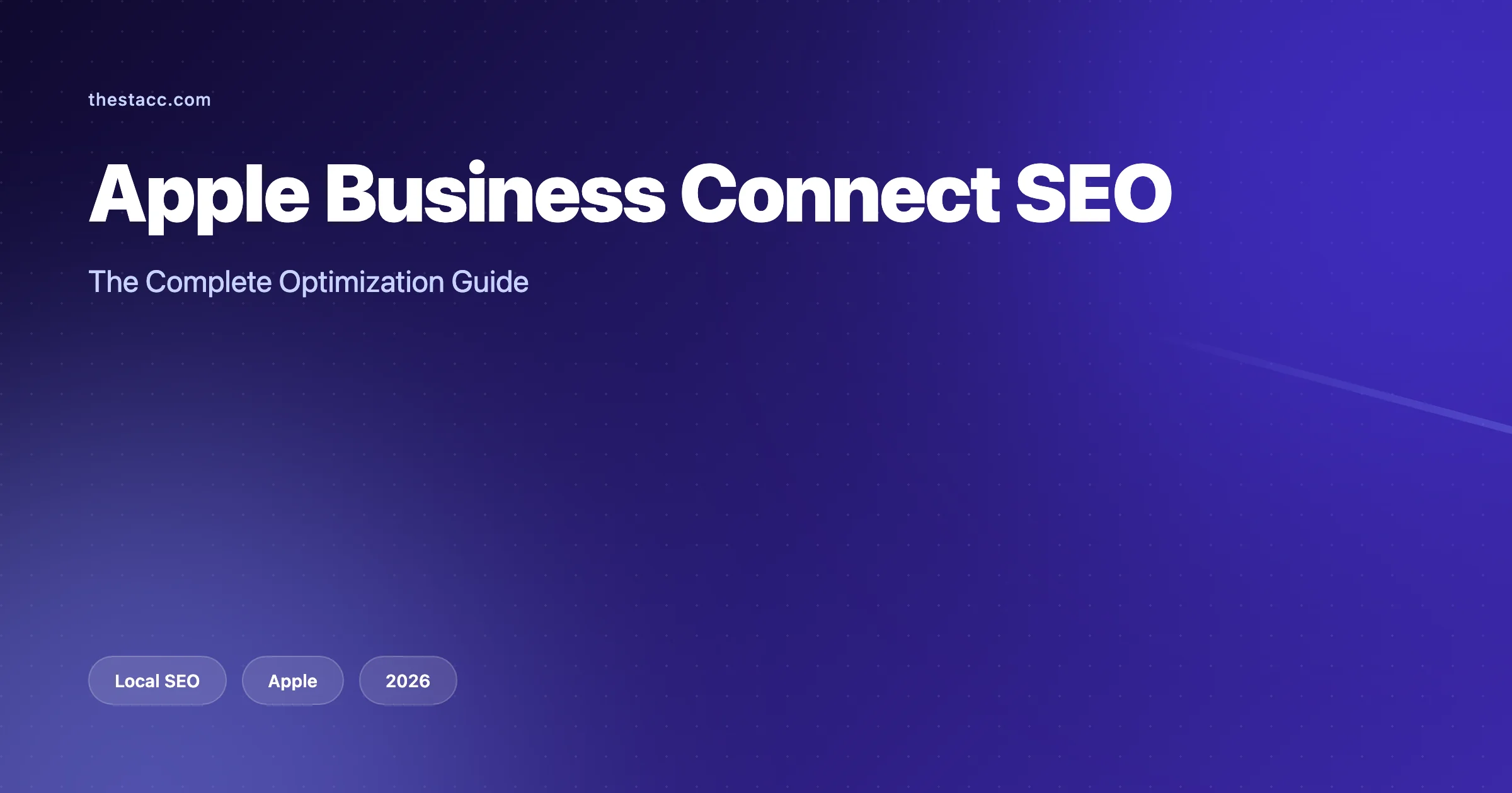 Apple Business Connect SEO: The Complete Optimization Guide
