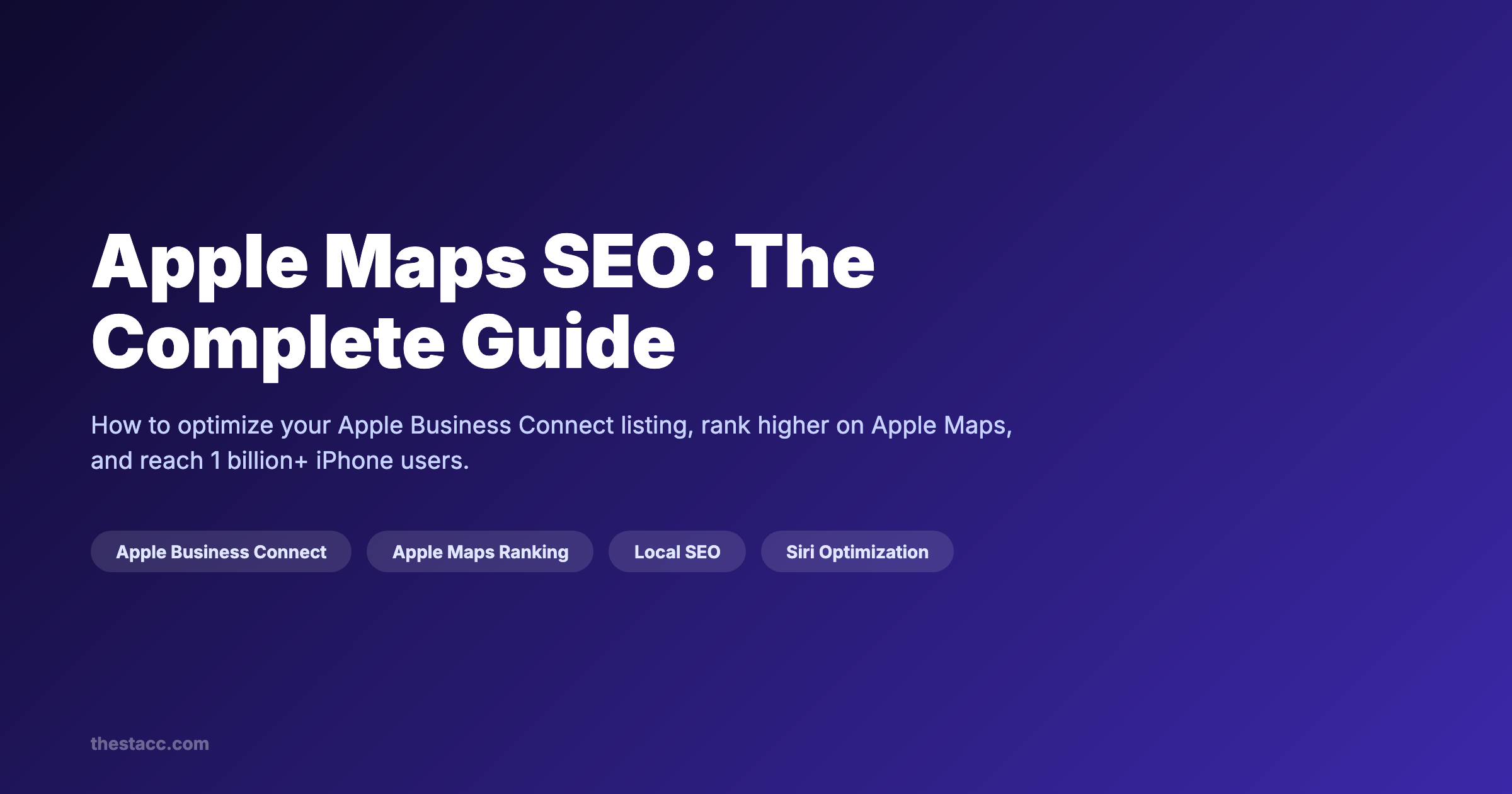 Apple Maps SEO: The Complete Guide (2026)