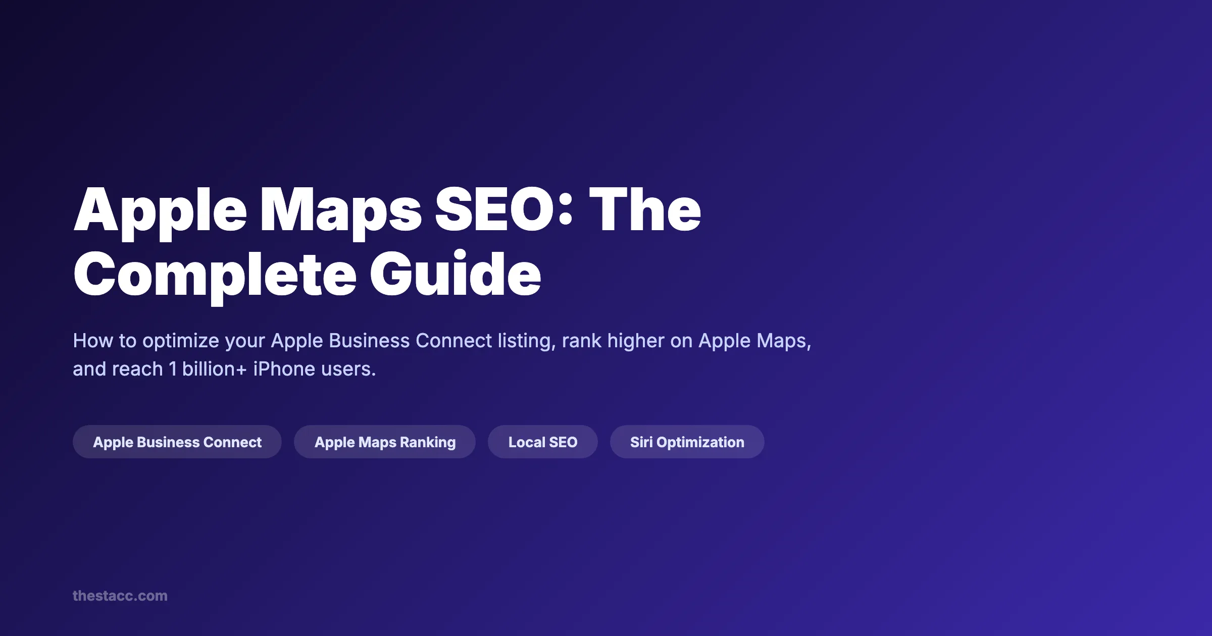 Apple Maps SEO: The Complete Guide (2026)