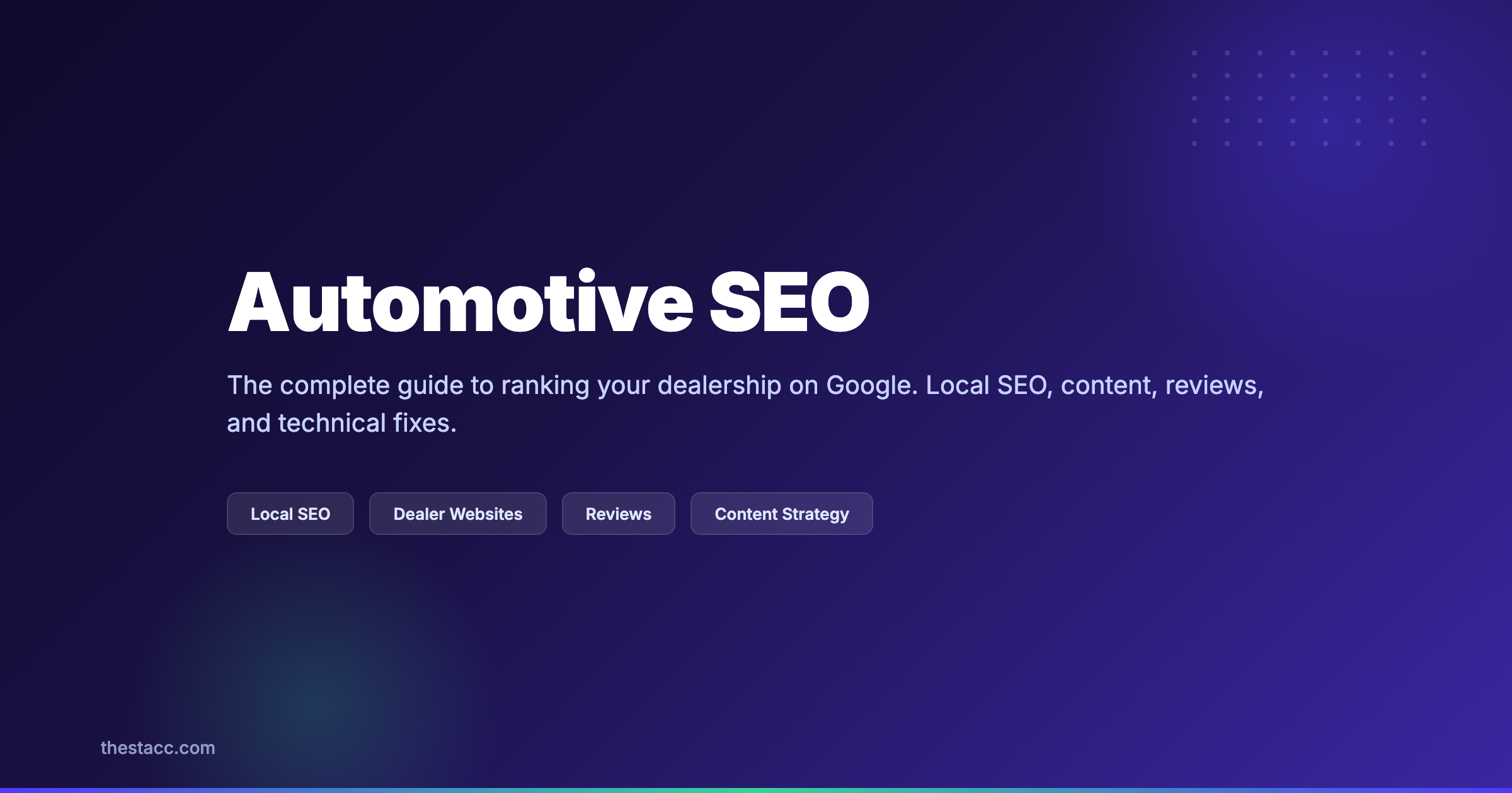 Automotive SEO: The Complete Guide (2026)