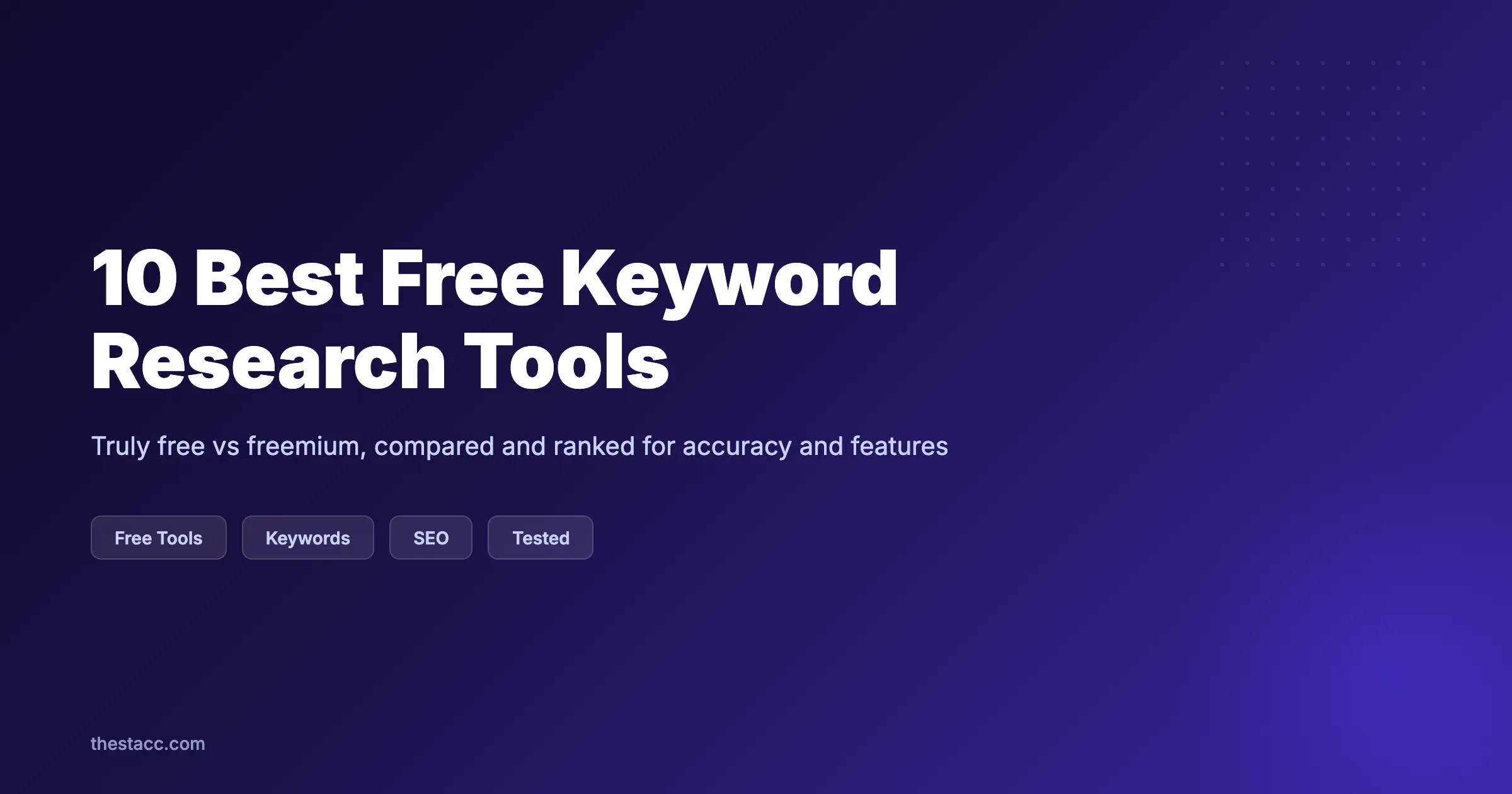 10 Best Free Keyword Research Tools (2026)