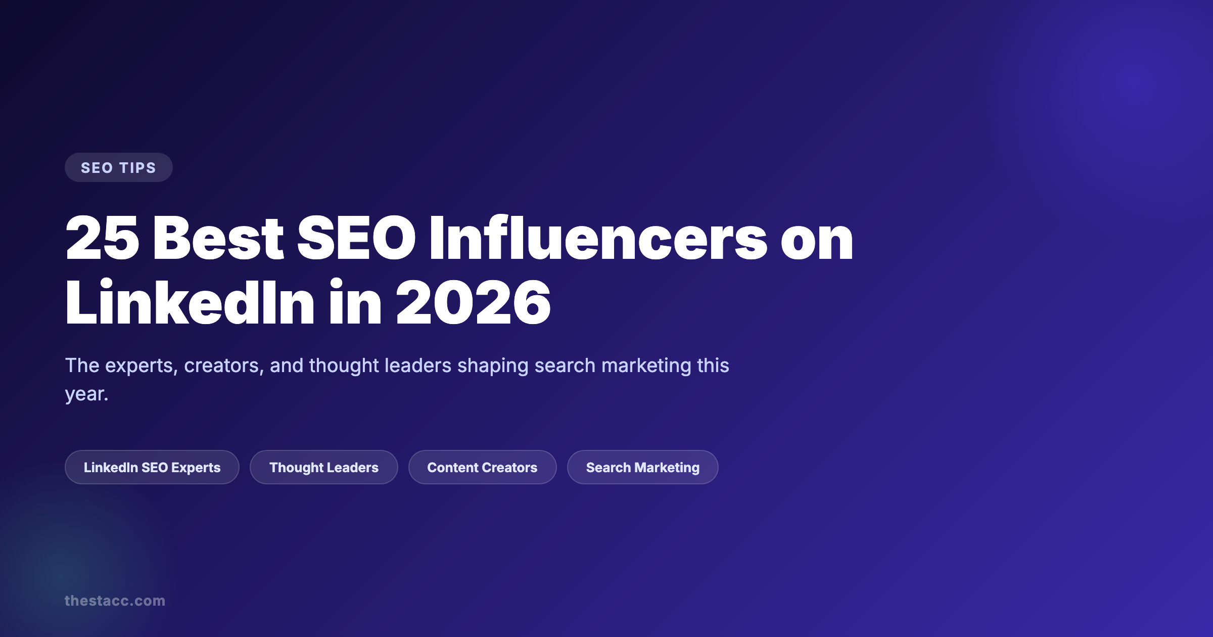 100 Best SEO Influencers on LinkedIn in 2026