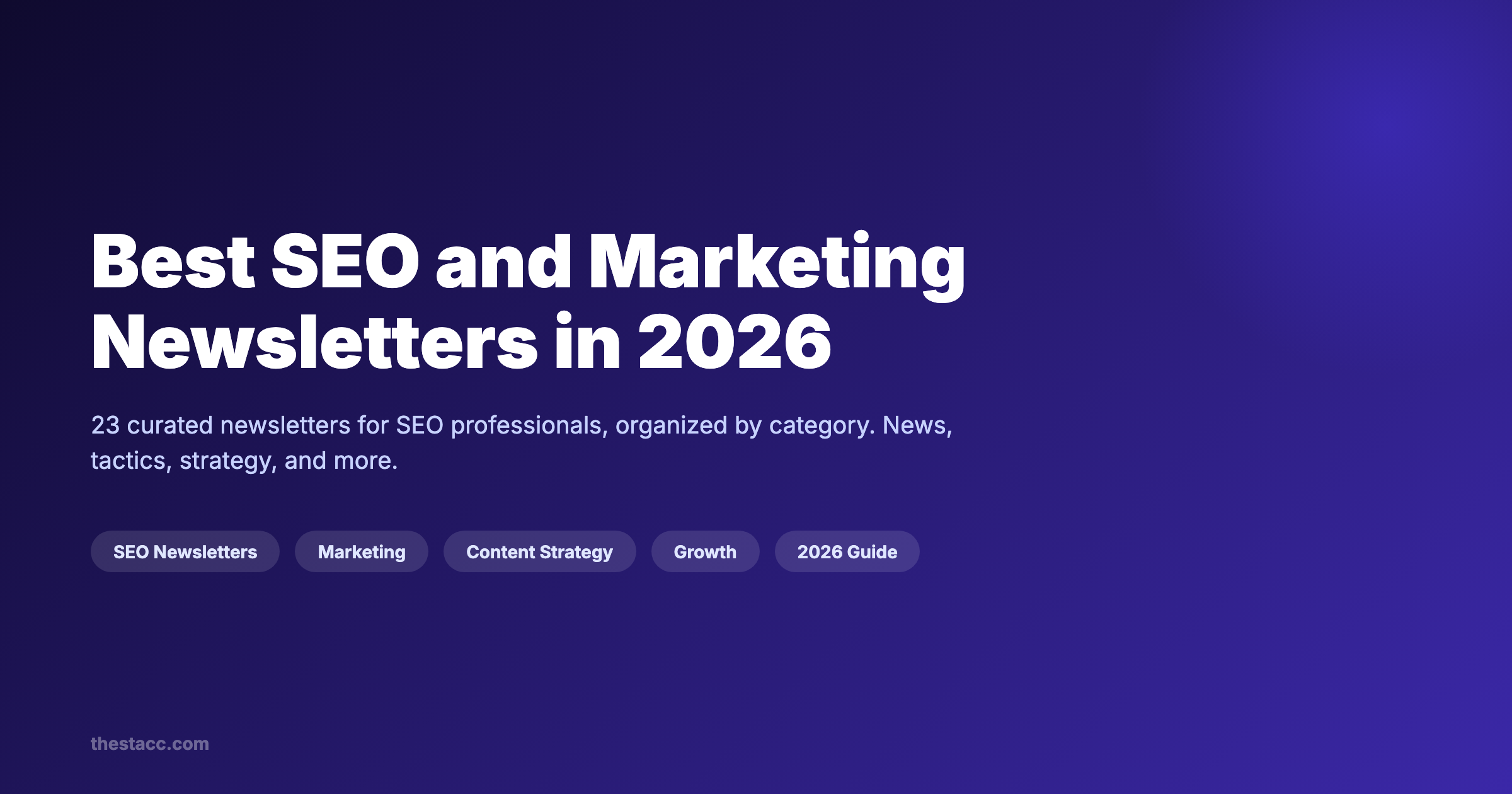 80 Best SEO and Marketing Newsletters in 2026