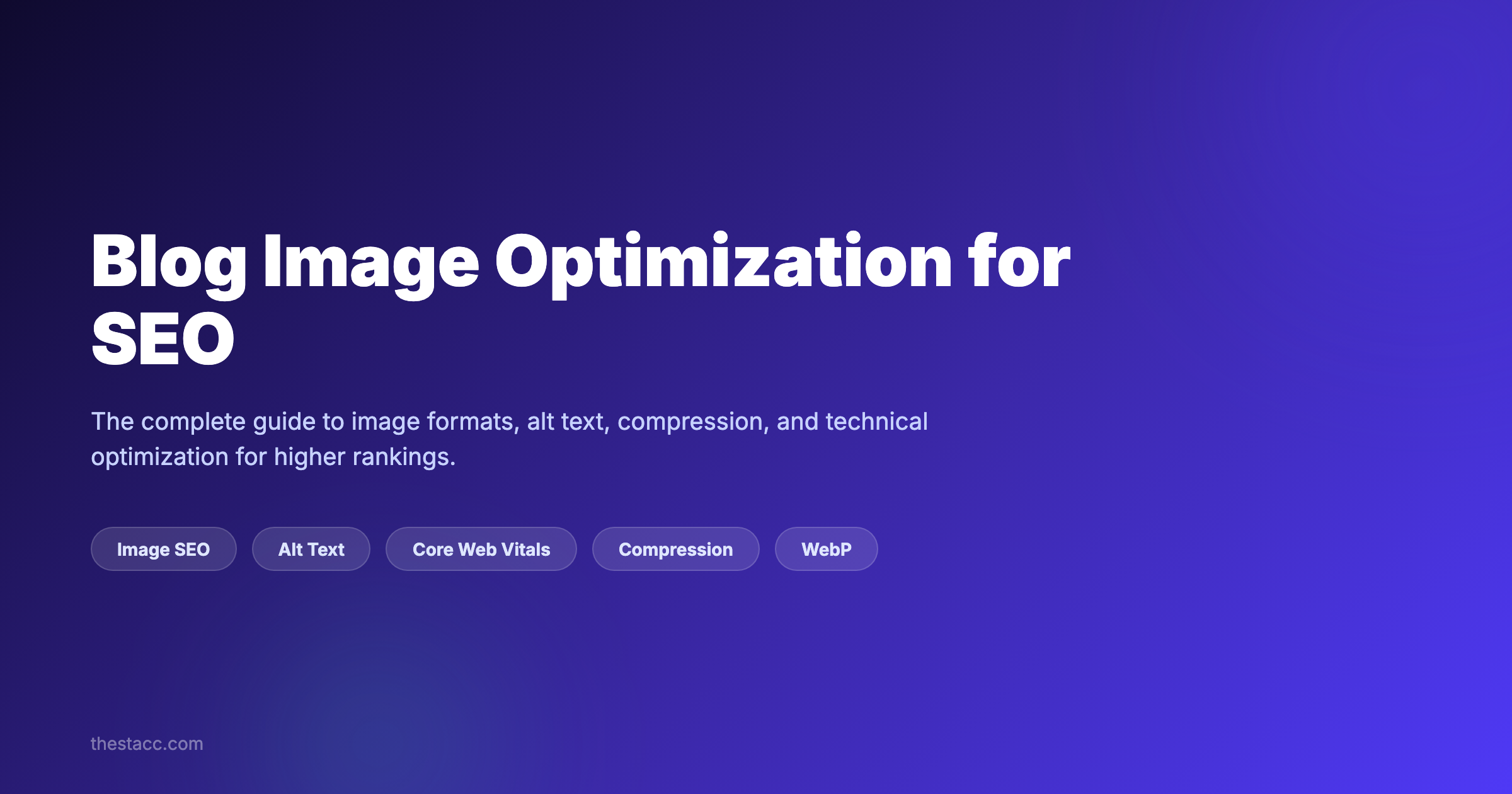 Blog Image Optimization for SEO: The Complete Guide