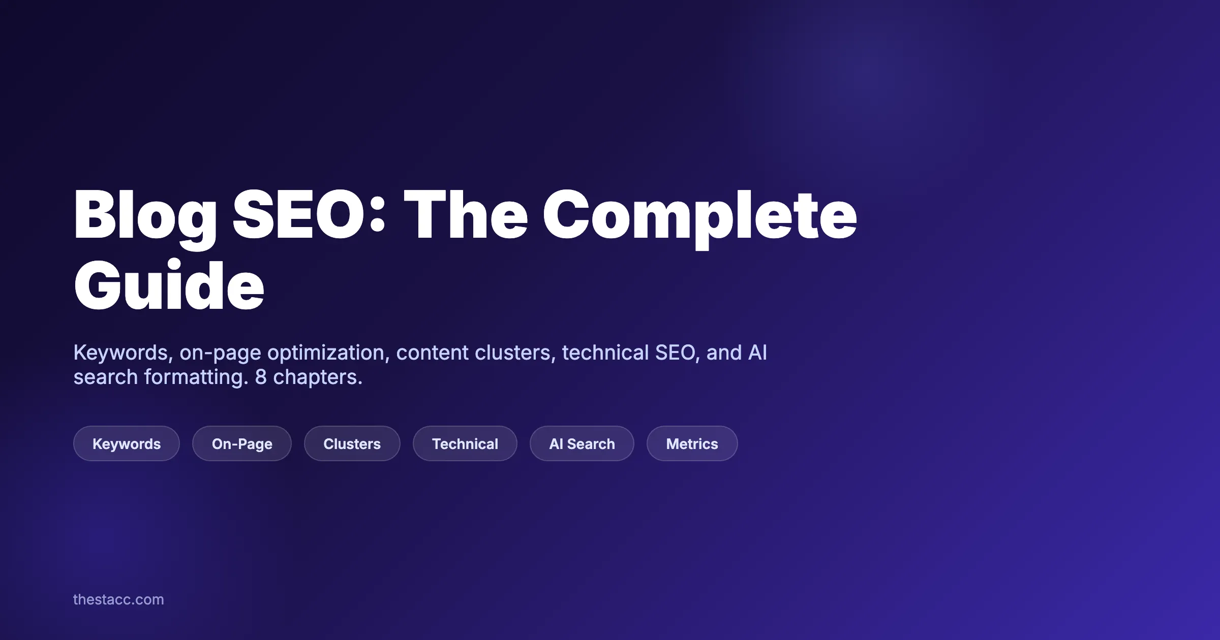 Blog SEO: The Complete Guide (2026)