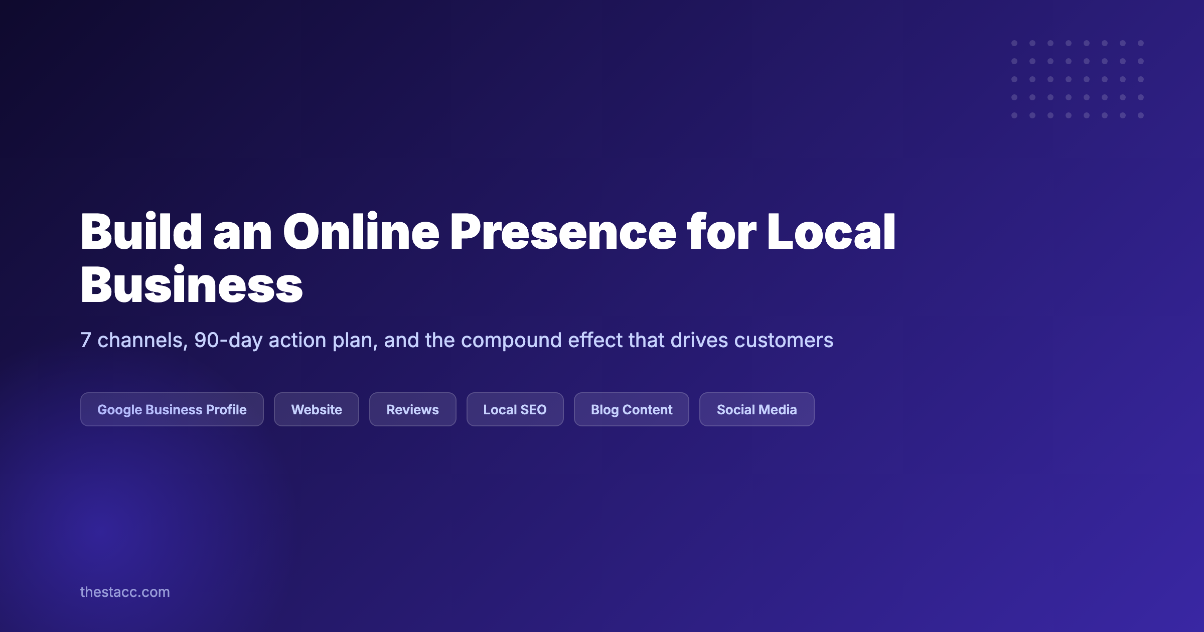 How to Build an Online Presence for Local Business