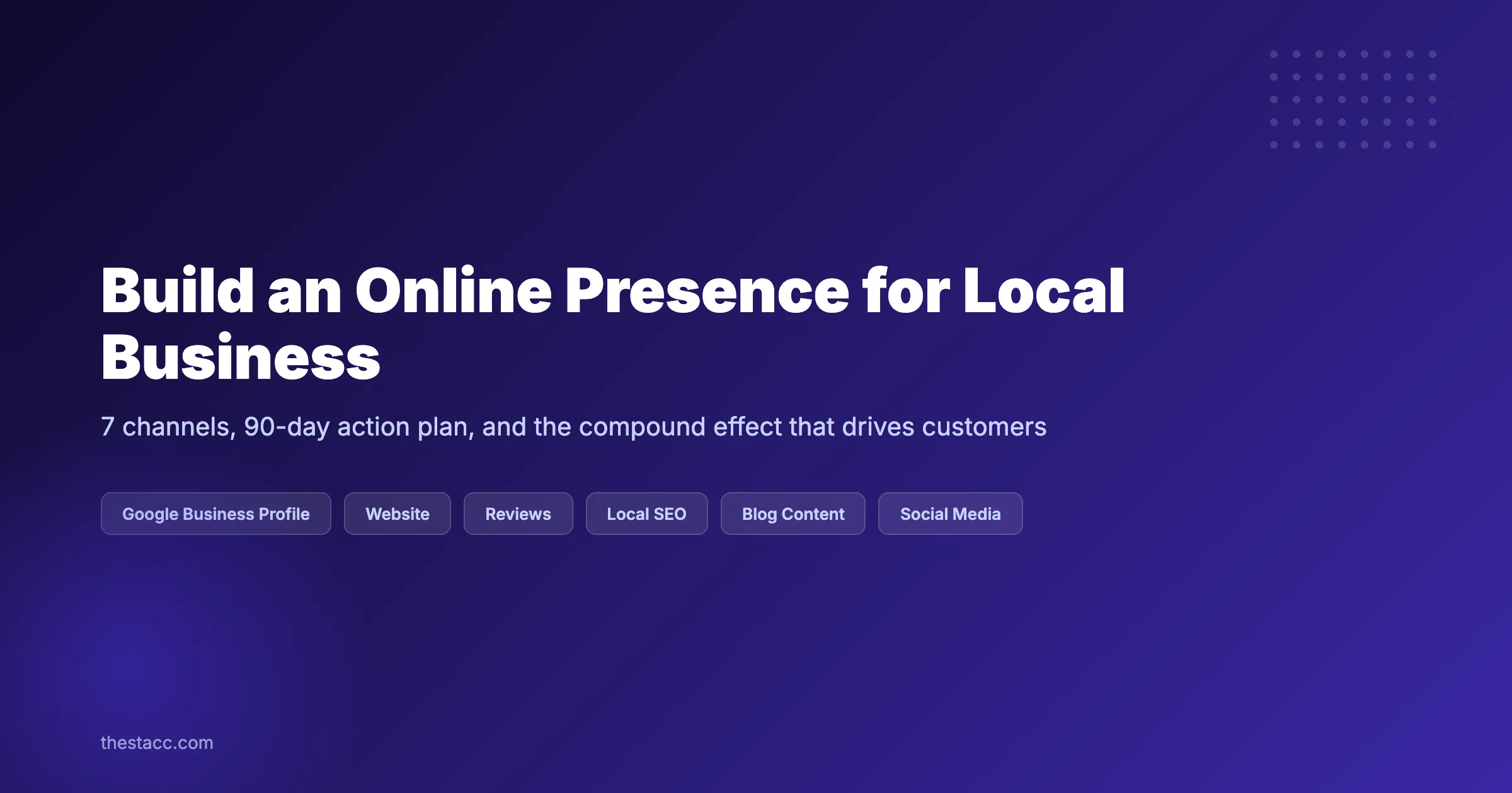 How to Build an Online Presence for Local Business