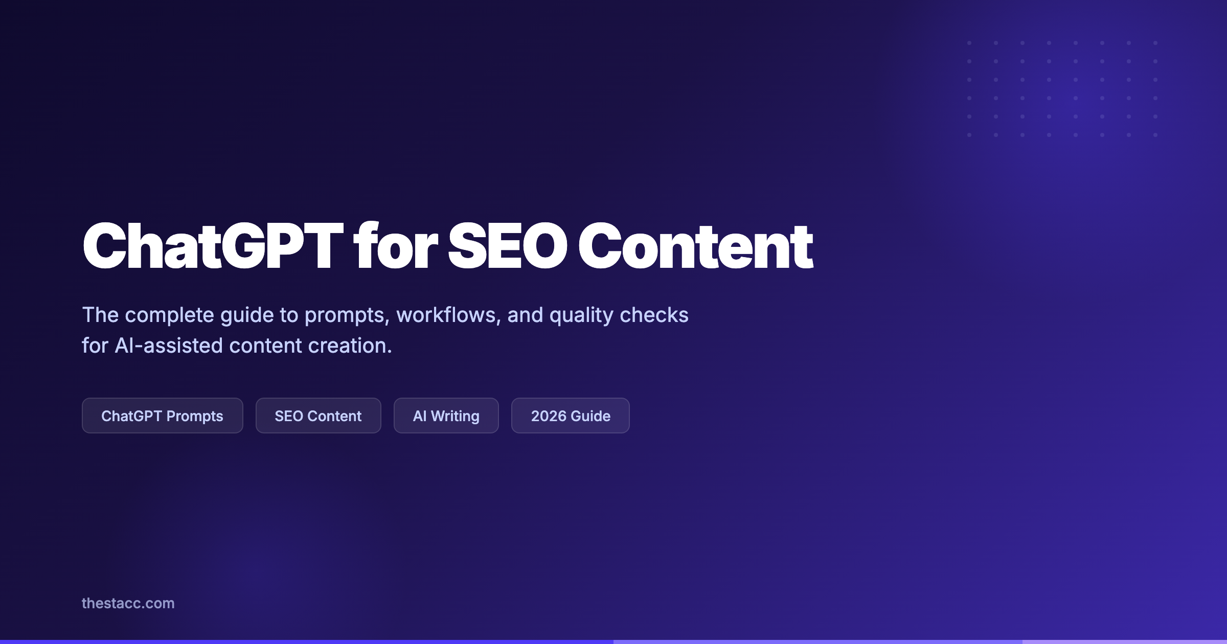 ChatGPT for SEO Content: The Complete Guide (2026)