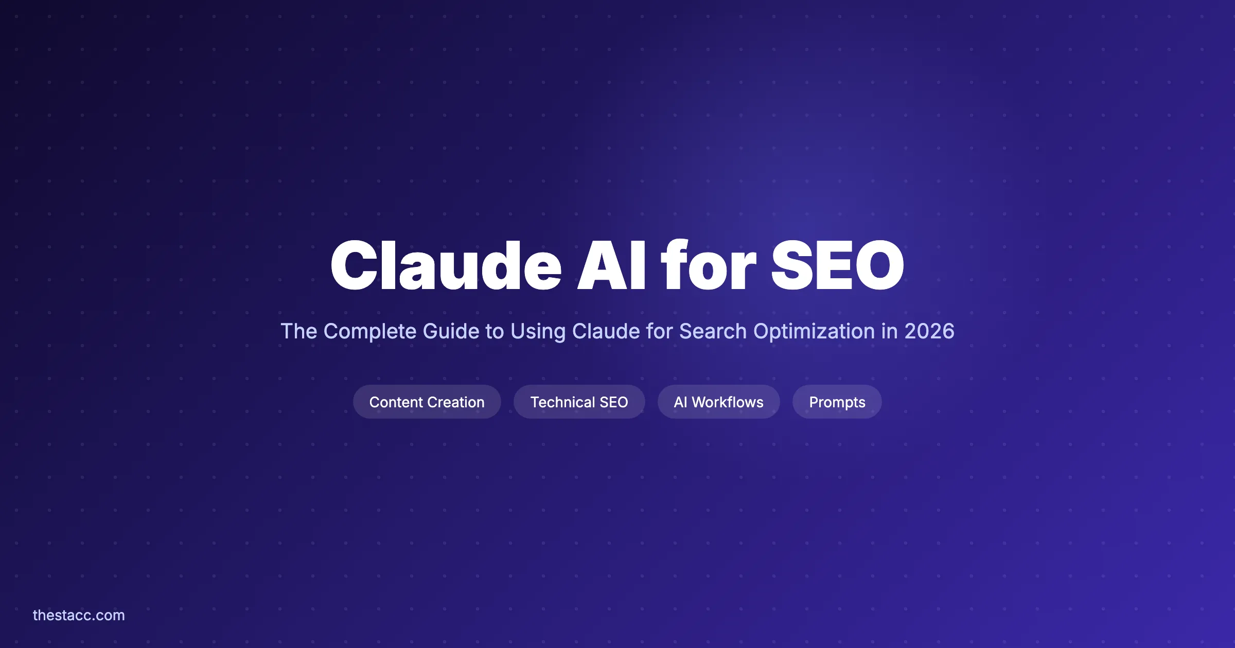 Claude AI for SEO: The Complete Guide (2026)