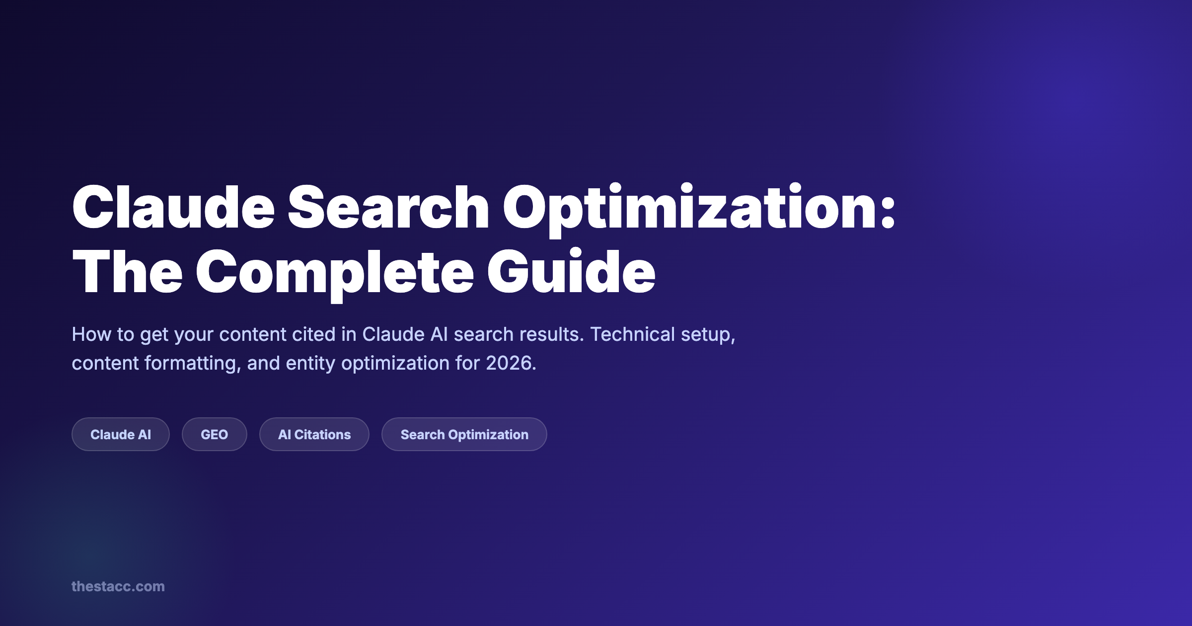 Claude Search Optimization: The Complete Guide