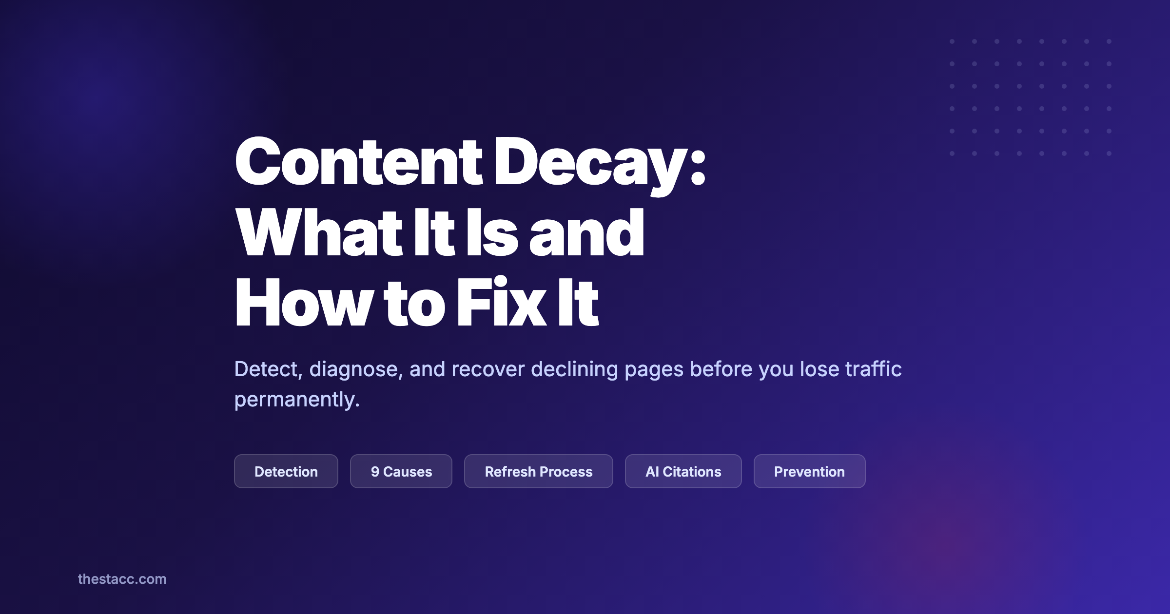 Content Decay: What It Is and How to Fix It (2026)