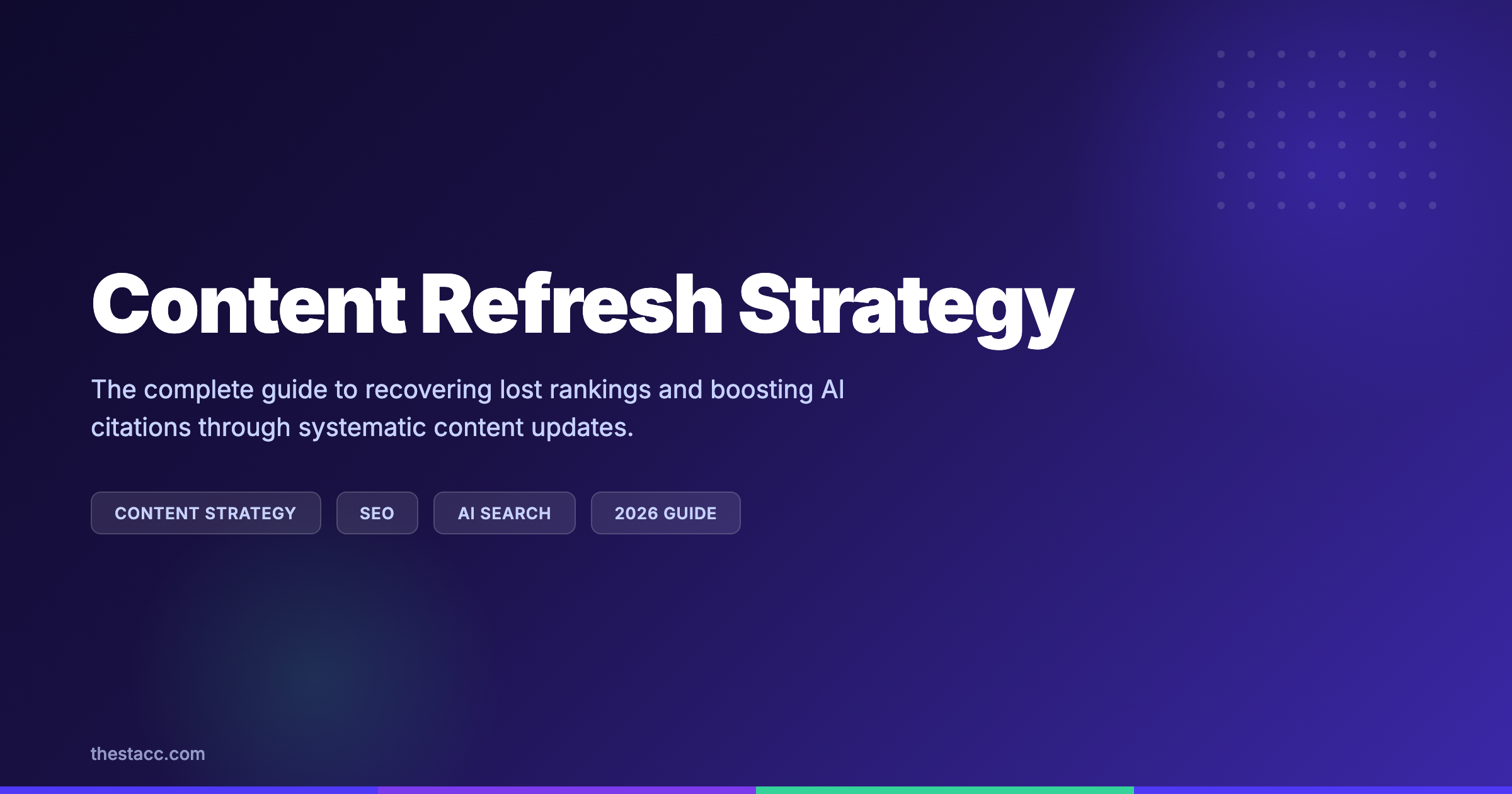 Content Refresh Strategy: The Complete Guide (2026)