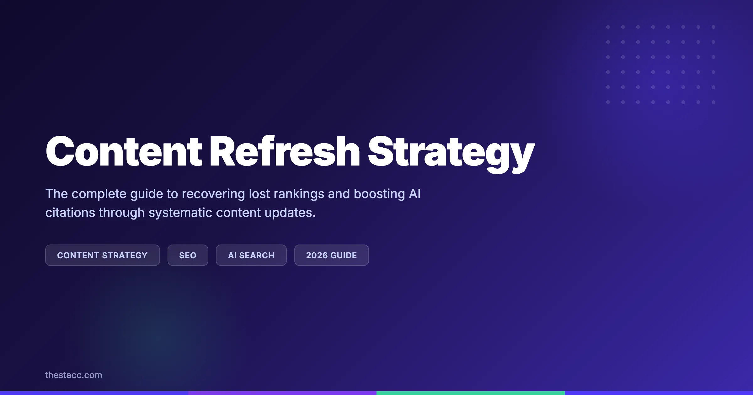 Content Refresh Strategy: The Complete Guide (2026)