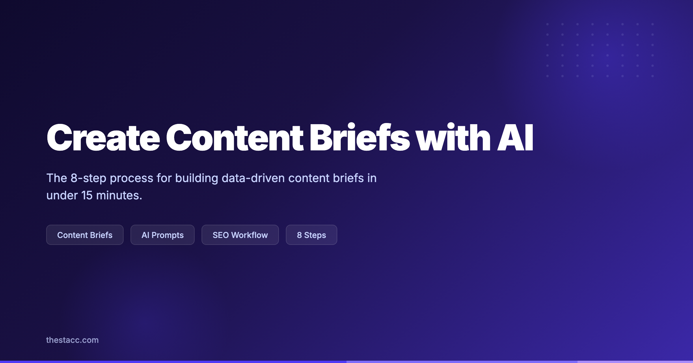 How to Create Content Briefs with AI in 8 Steps