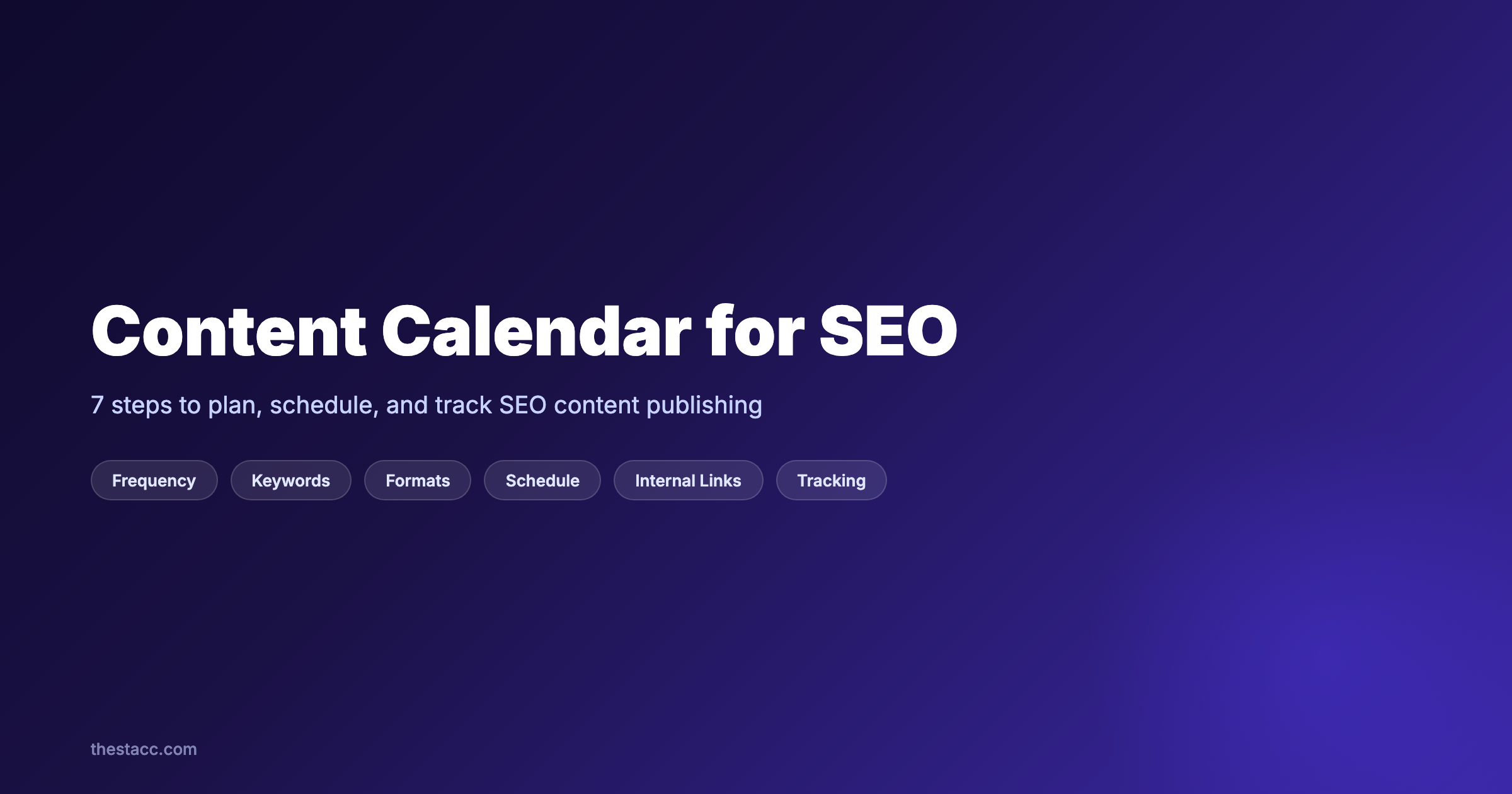 How to Create a Content Calendar for SEO (8 Steps)