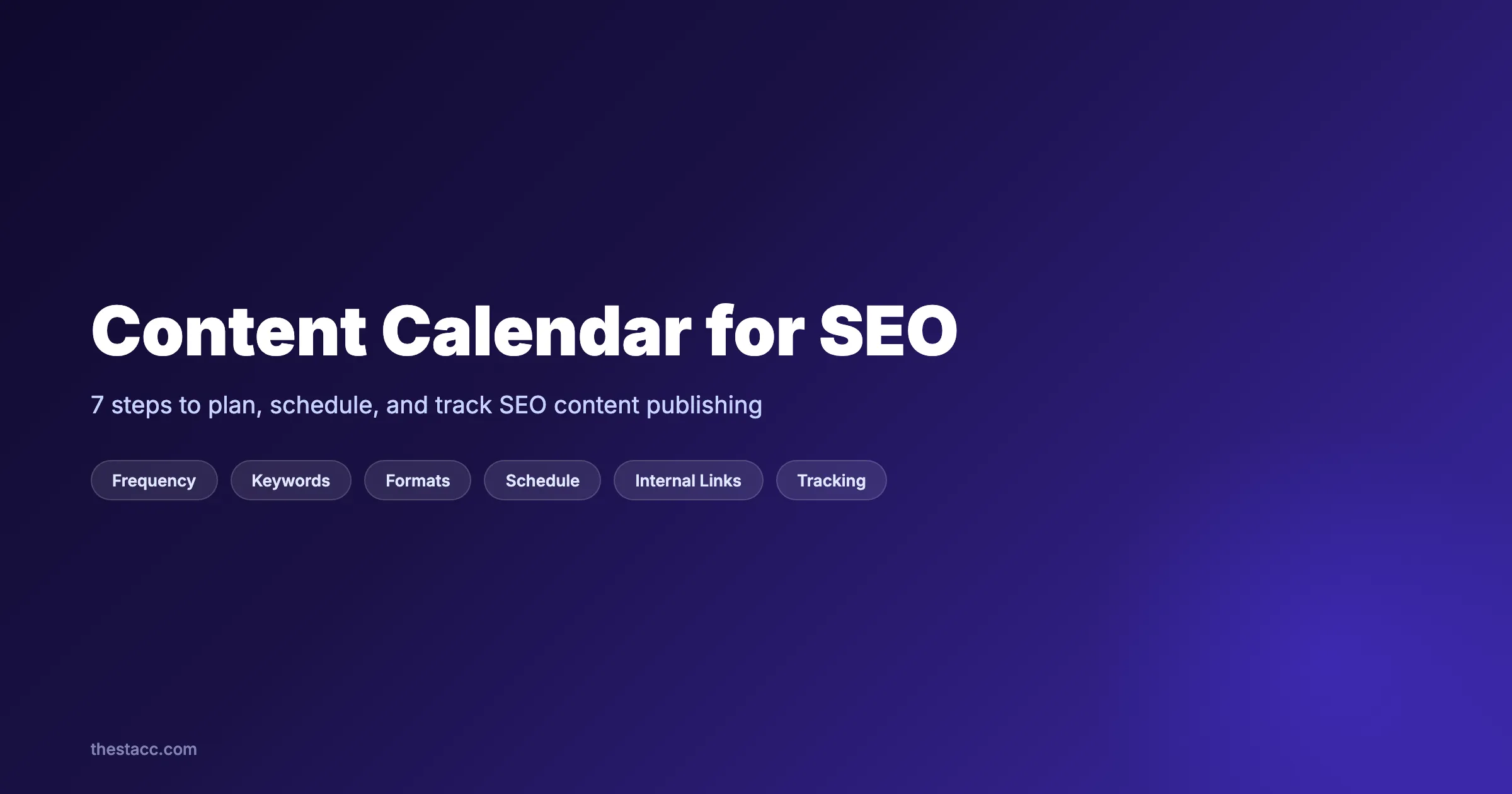 How to Create a Content Calendar for SEO (8 Steps)