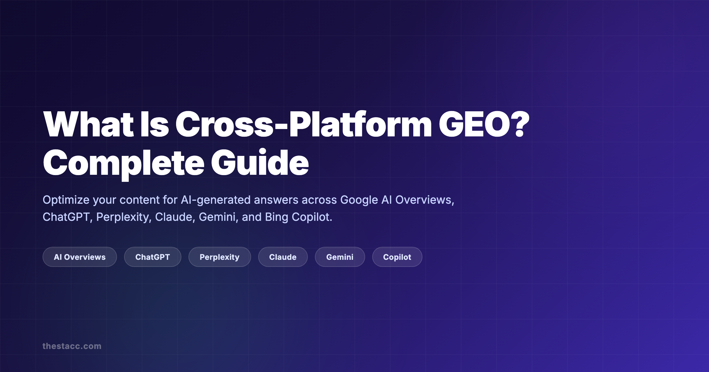 Cross-Platform GEO: The Complete Guide (2026)