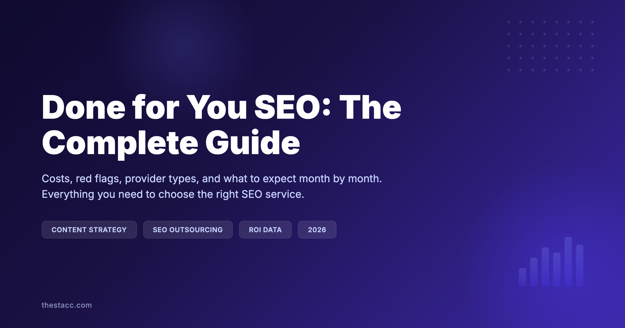 Done for You SEO: The Complete Guide (2026)