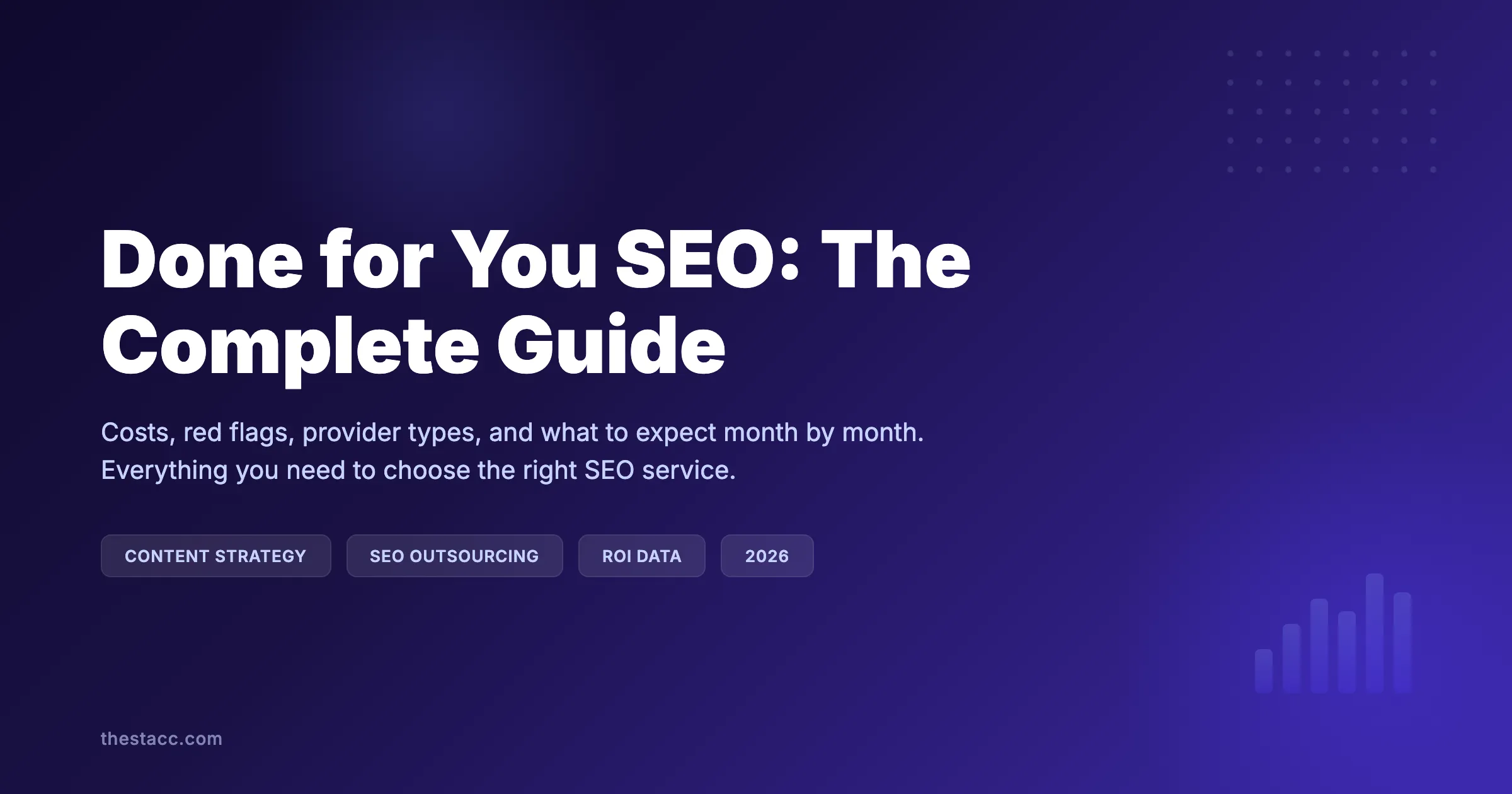Done for You SEO: The Complete Guide (2026)