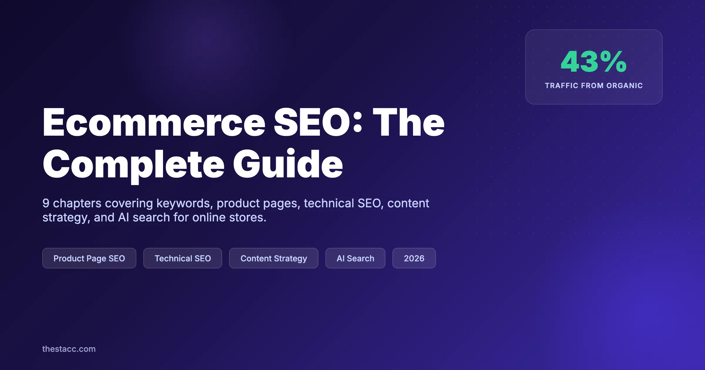 Ecommerce SEO: The Complete Guide (2026)