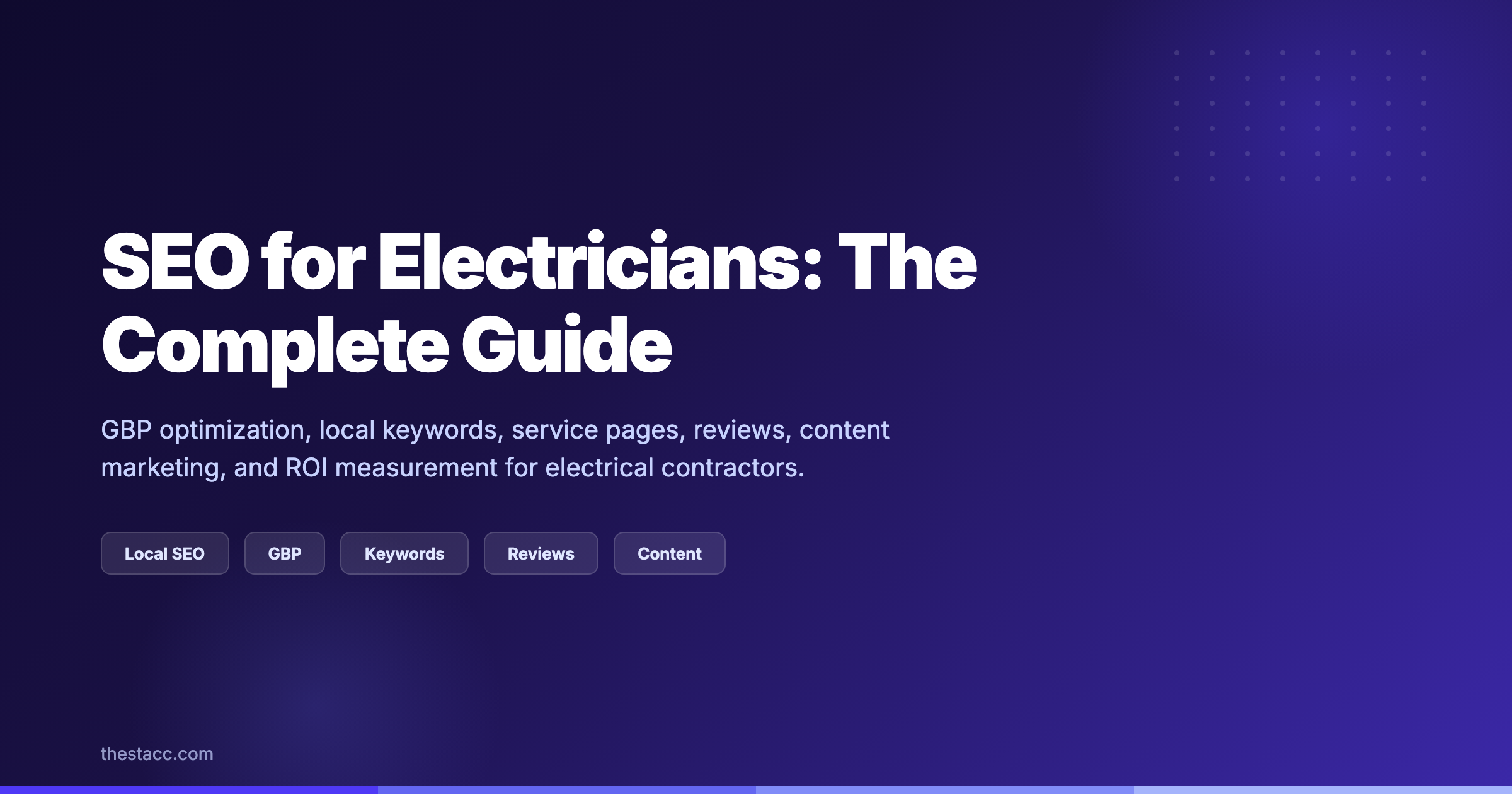 SEO for Electricians: The Complete Guide (2026)