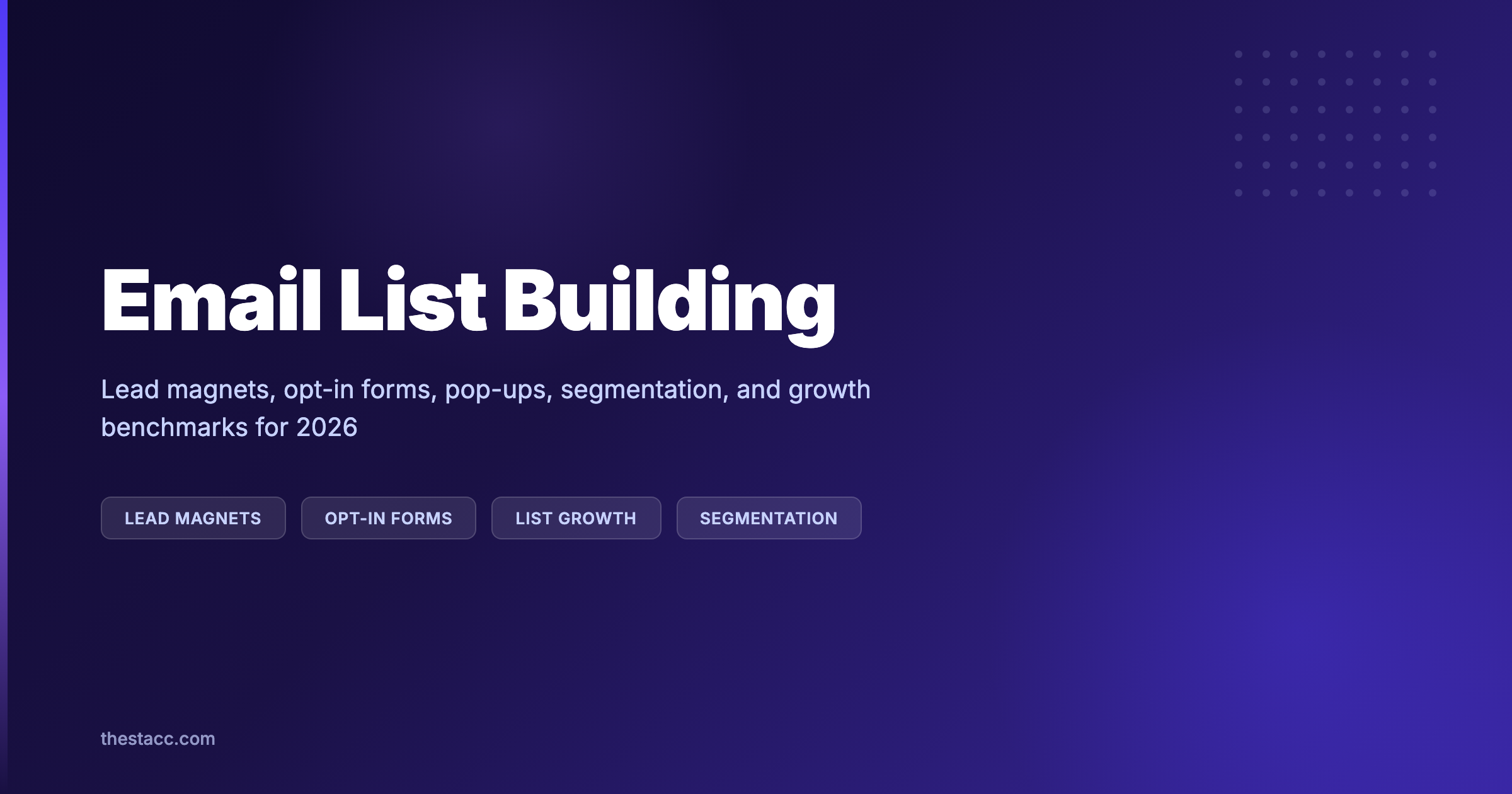 Email List Building: The Complete Guide (2026)
