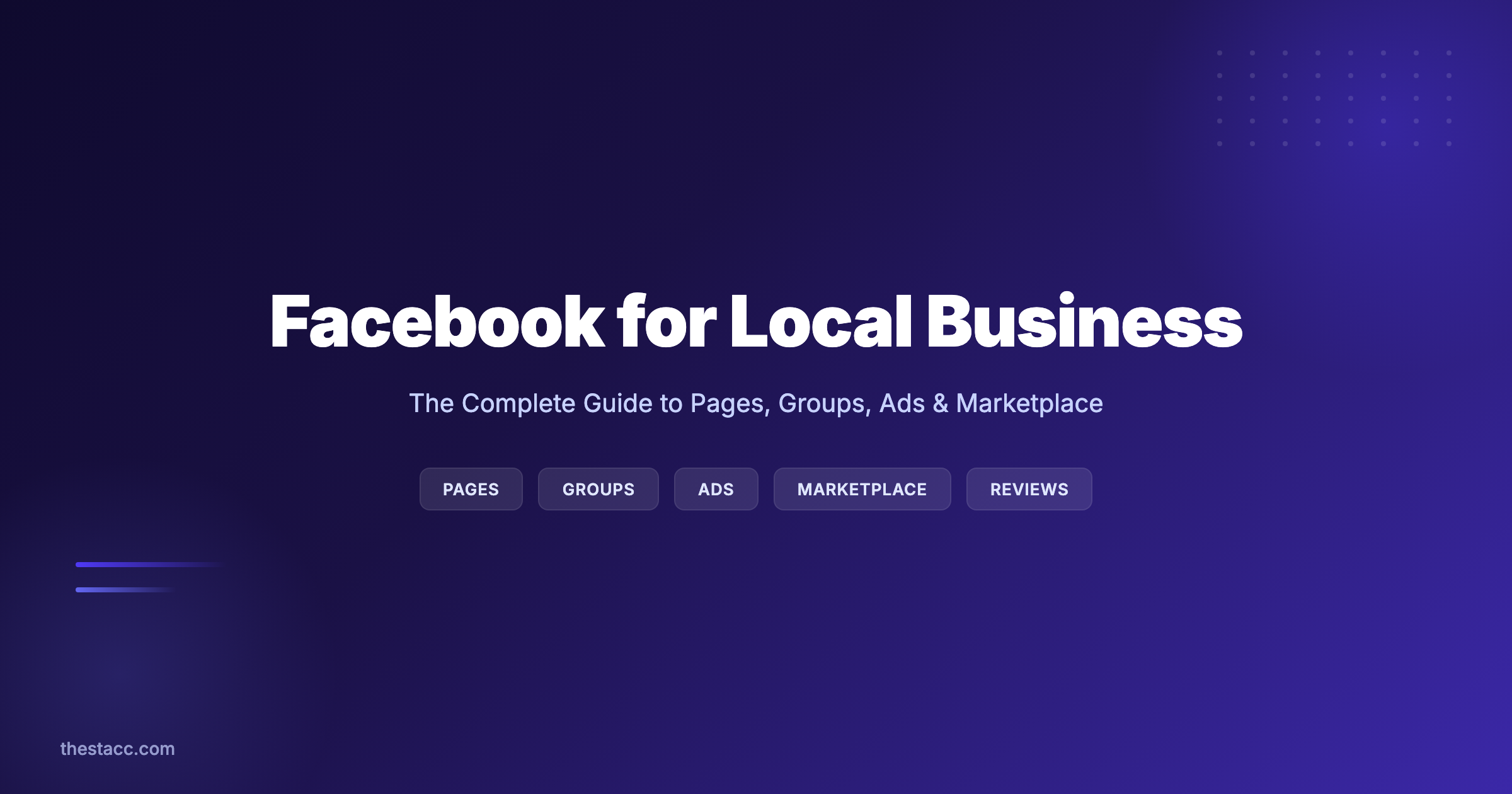 Facebook for Local Business: The Complete Guide (2026)