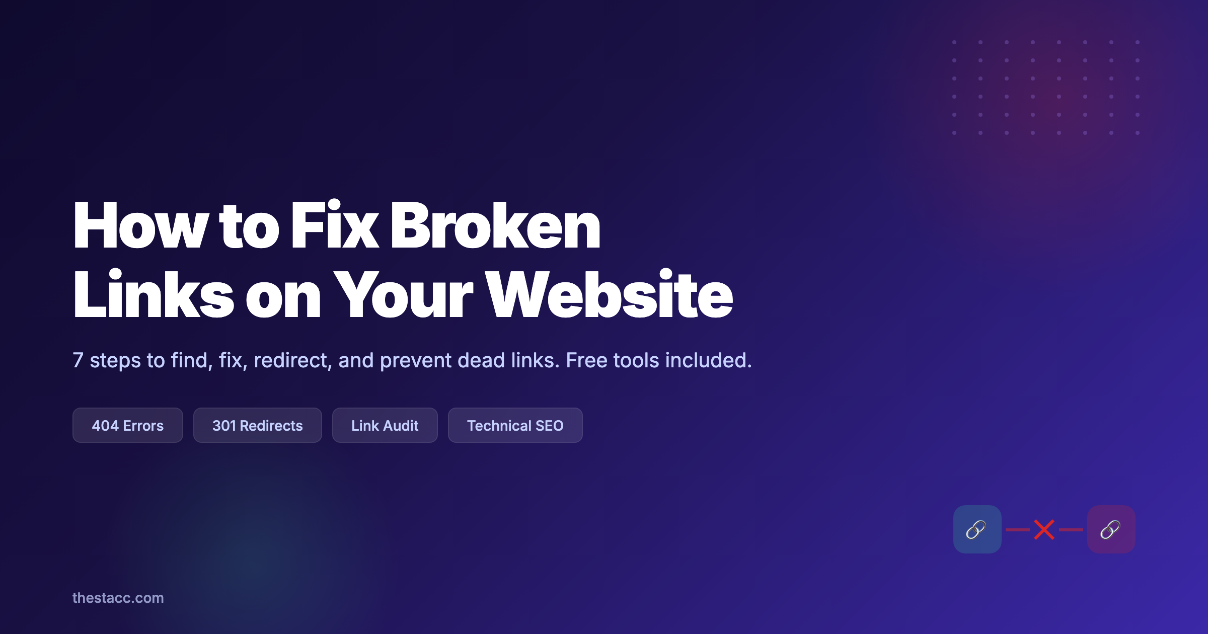 How to Fix Broken Links on Your Website (2026)