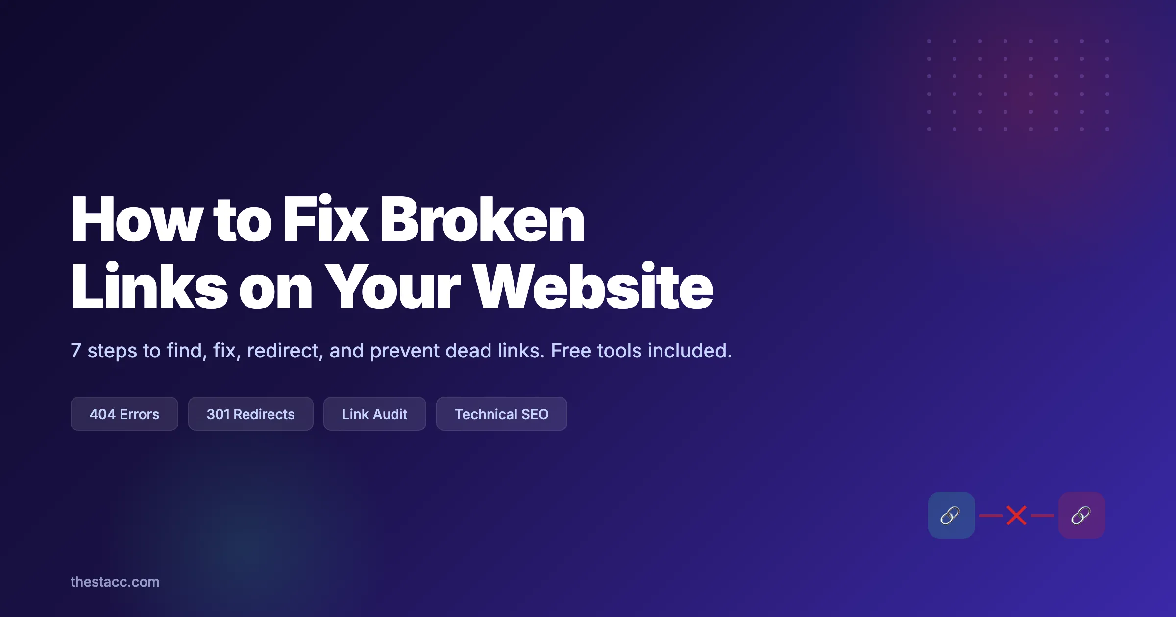 How to Fix Broken Links on Your Website (2026)