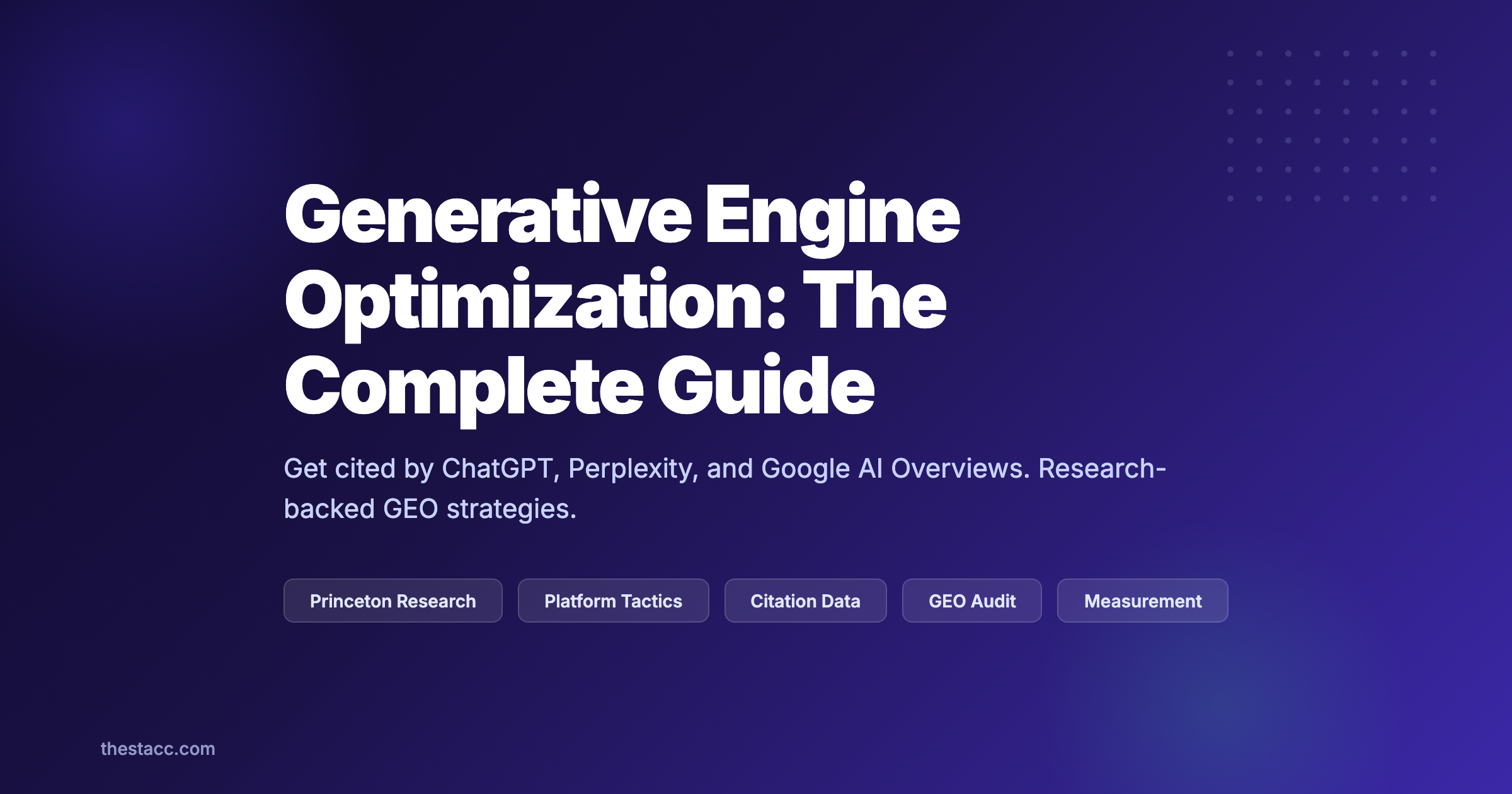 Generative Engine Optimization: The Complete Guide (2026)
