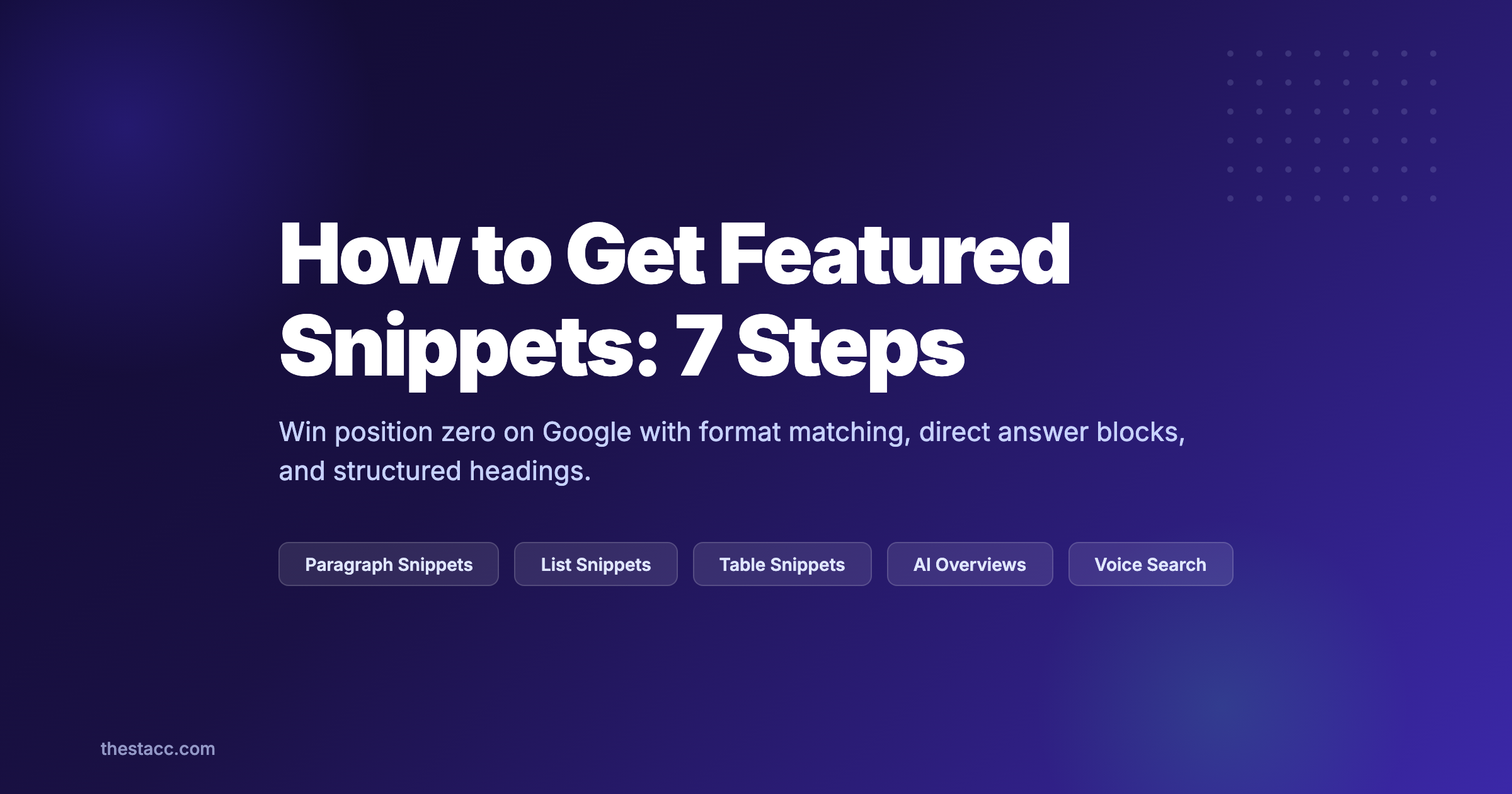 How to Get Featured Snippets: 7 Steps (2026)