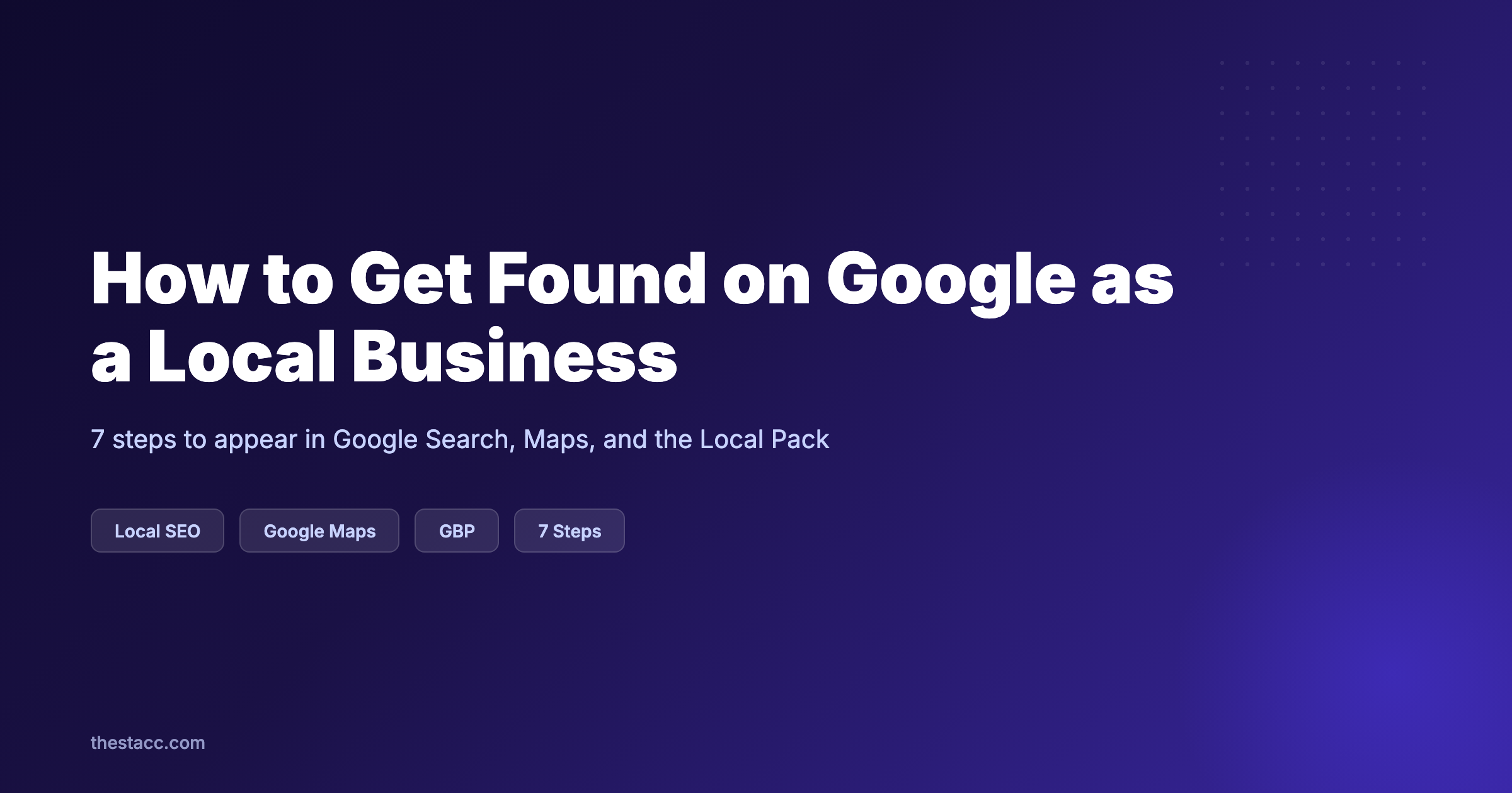 How to Get Found on Google as a Local Business