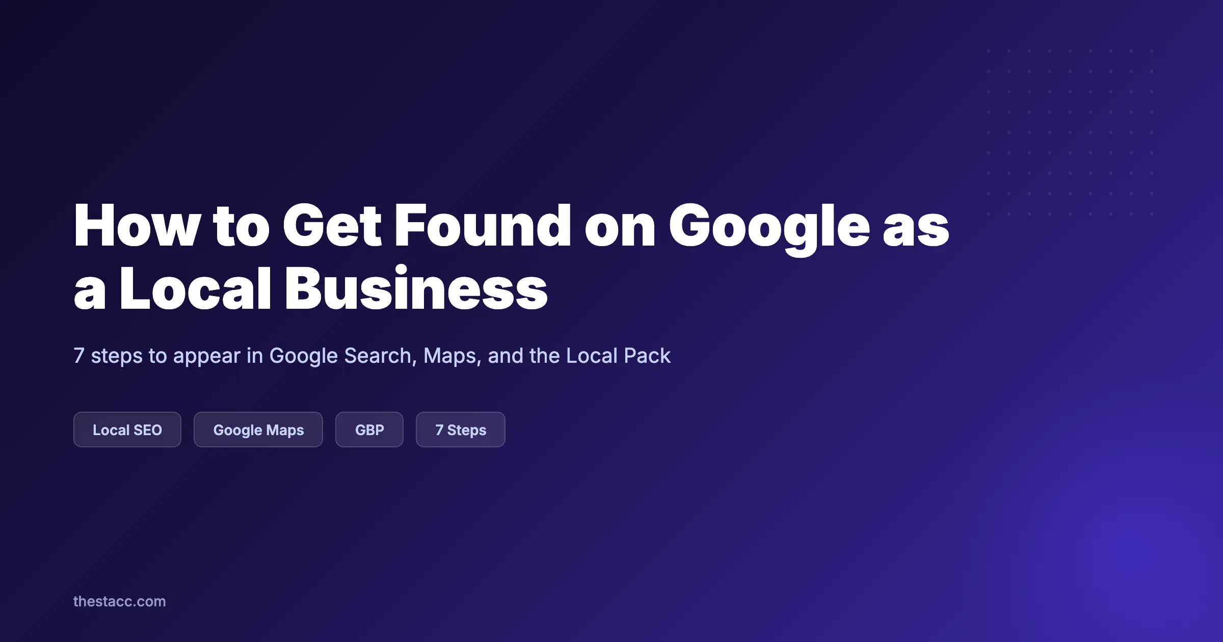 How to Get Found on Google as a Local Business