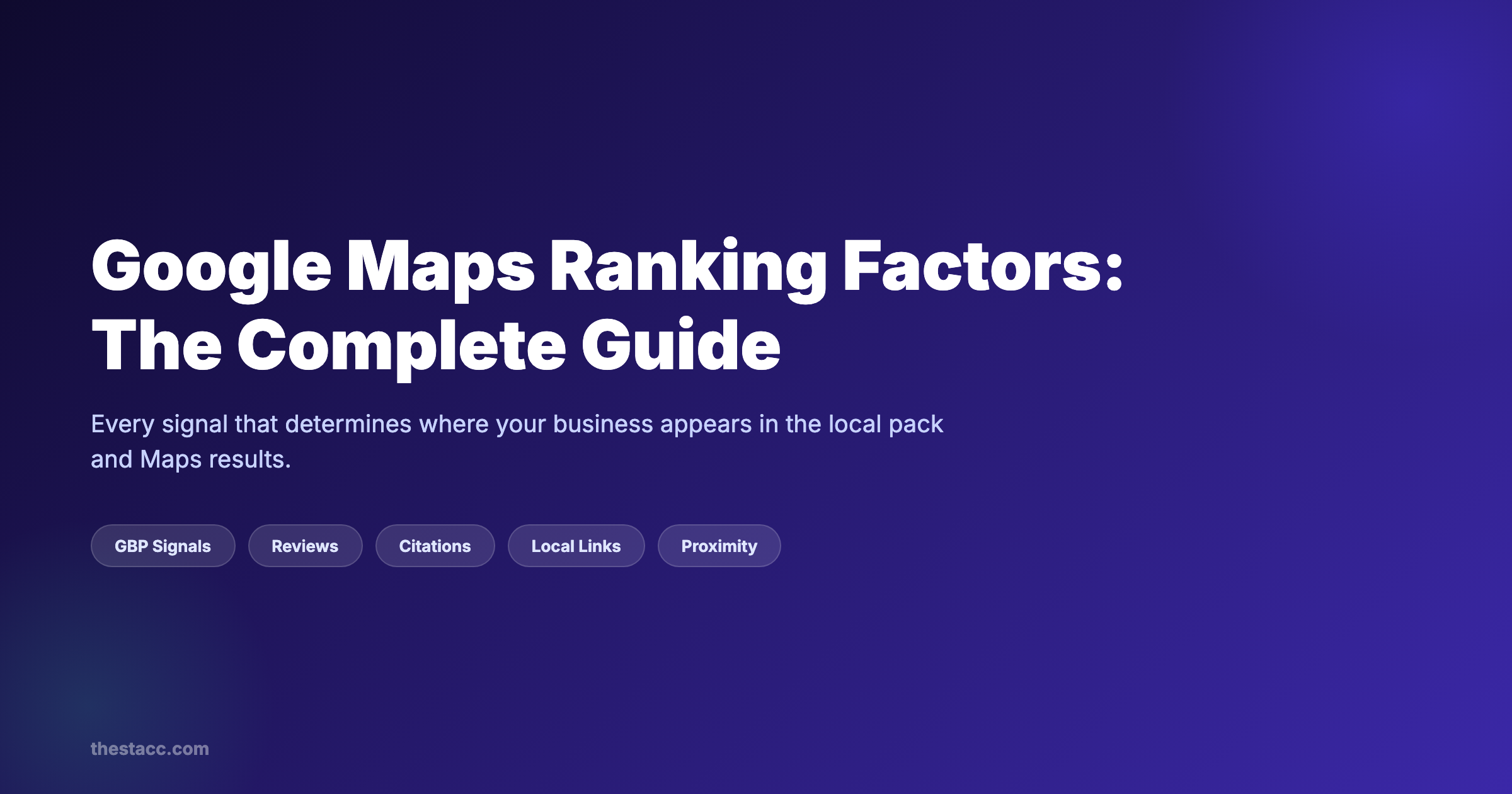 Google Maps Ranking Factors: The Complete Guide