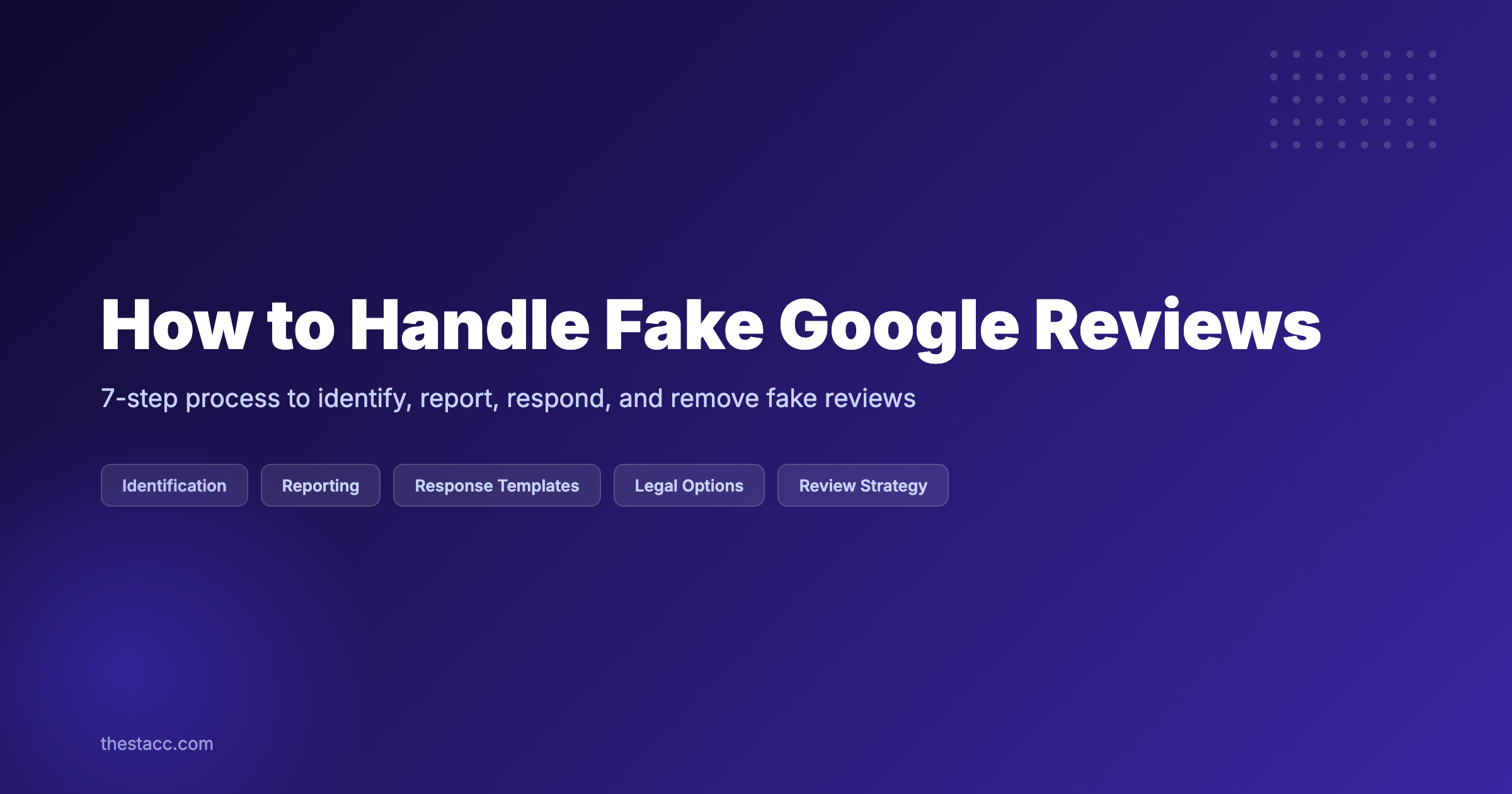 How to Handle Fake Google Reviews (7 Steps)