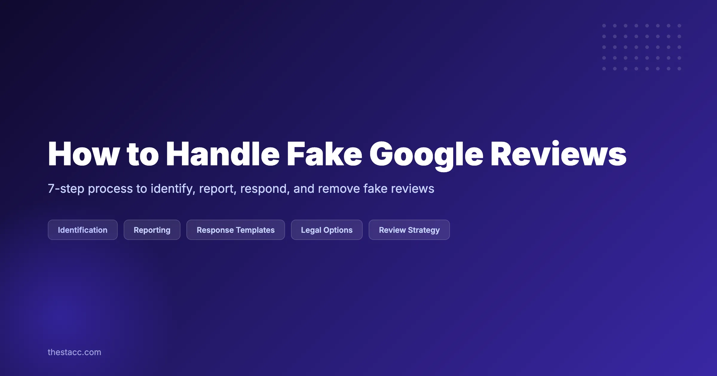 How to Handle Fake Google Reviews (7 Steps)