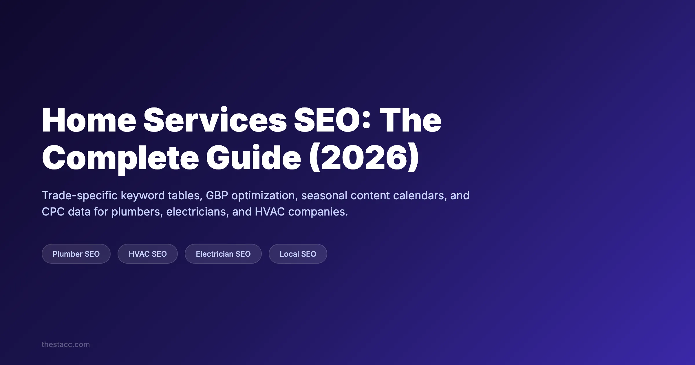 Home Services SEO: The Complete Guide (2026)