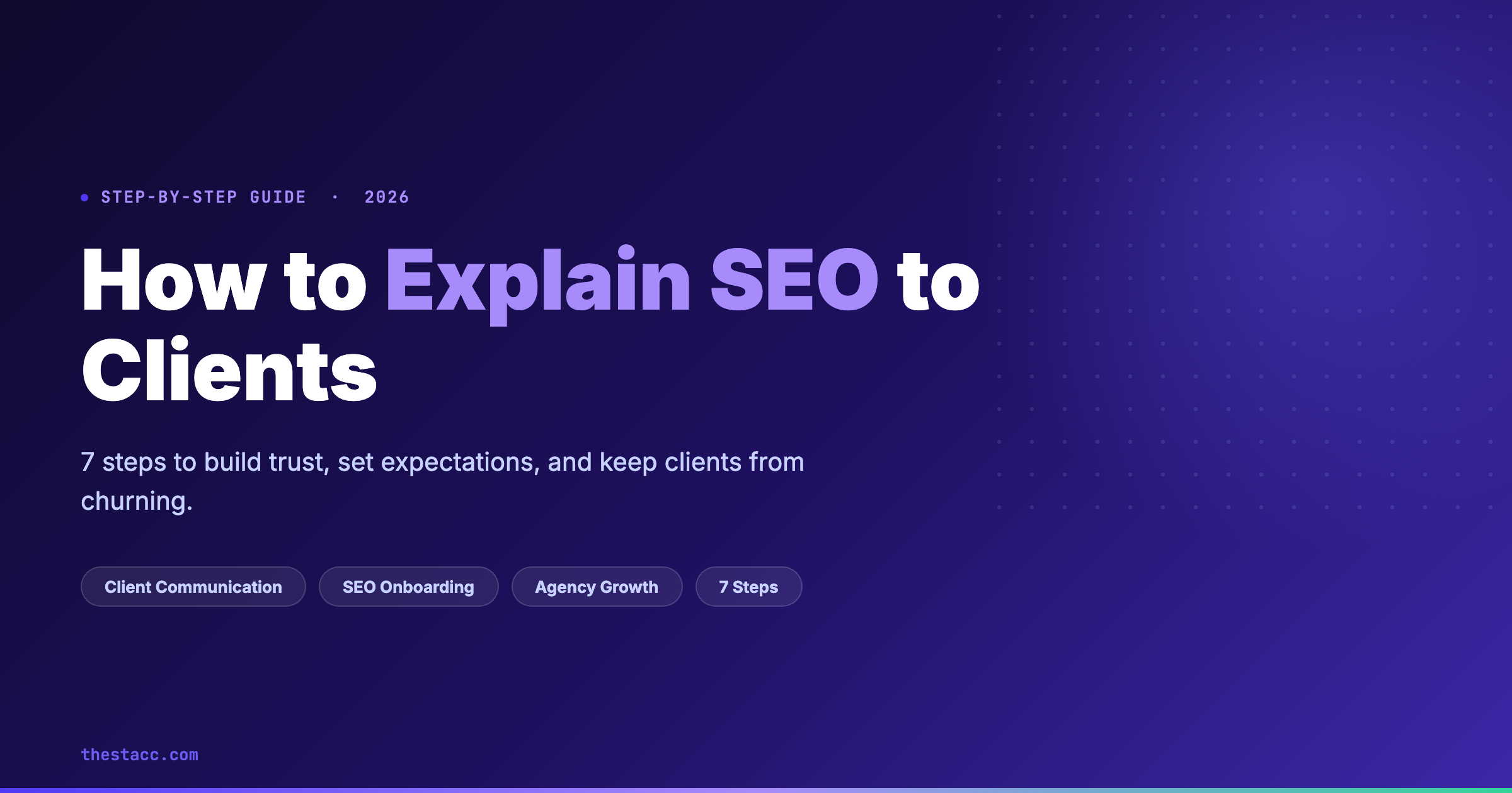 How to Explain SEO to Clients: A Step-by-Step Guide (2026)