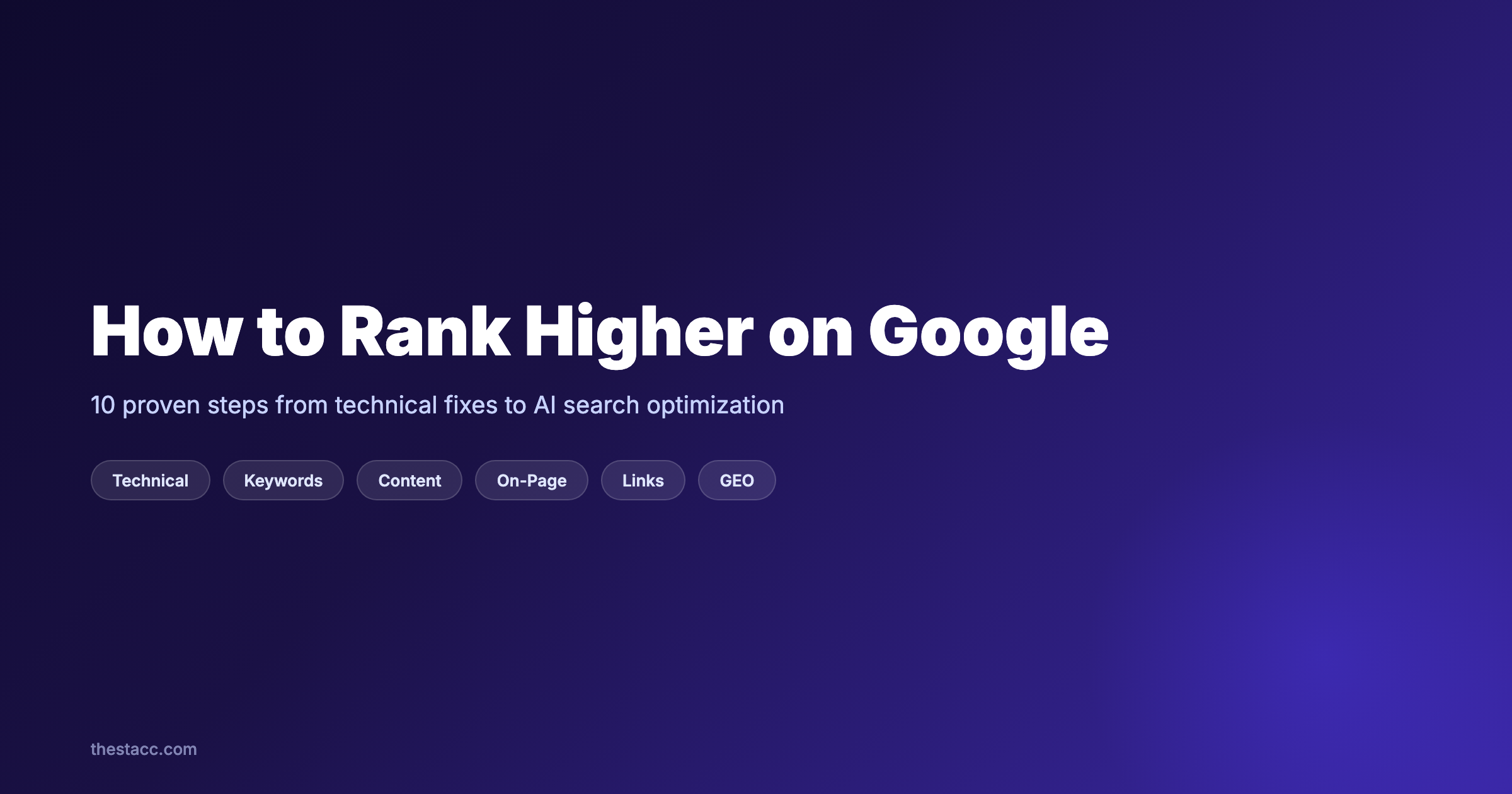 How to Rank Higher on Google: Proven Steps (2026)
