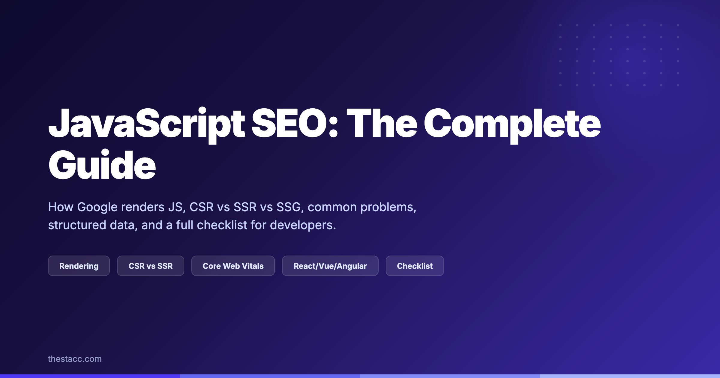 JavaScript SEO: The Complete Guide (2026)