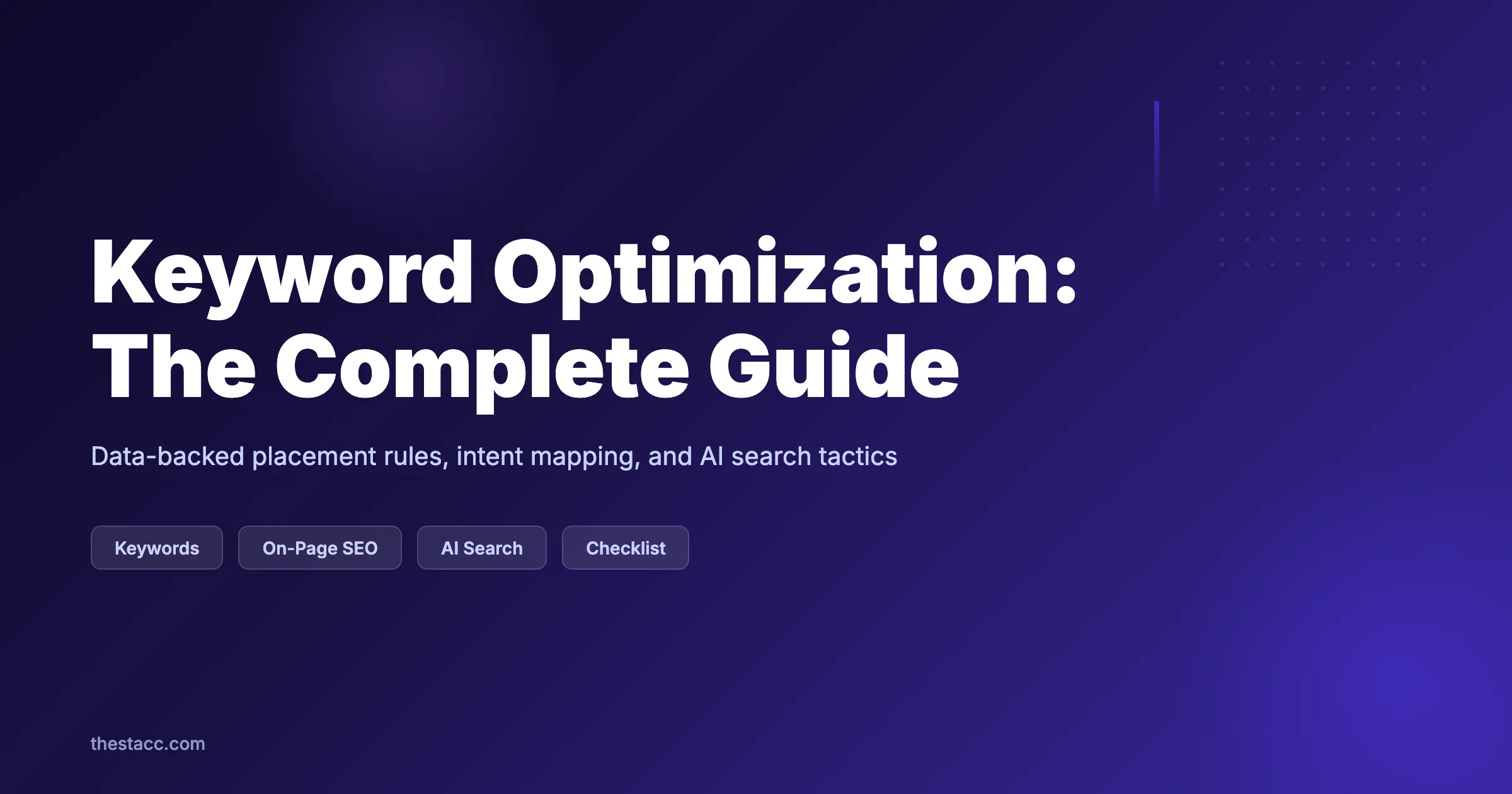 Keyword Optimization: The Complete Guide (2026)