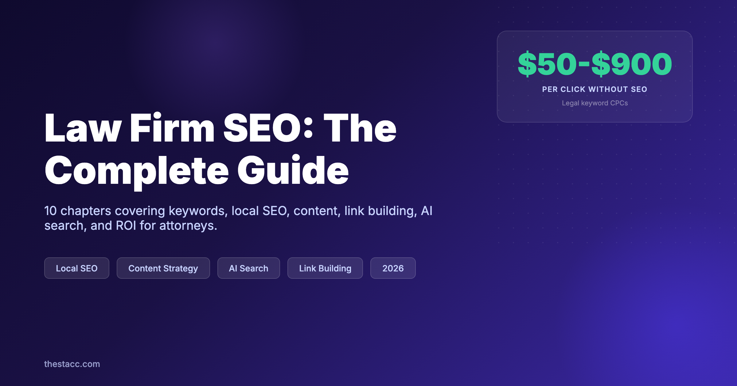 Law Firm SEO: The Complete Guide (2026)