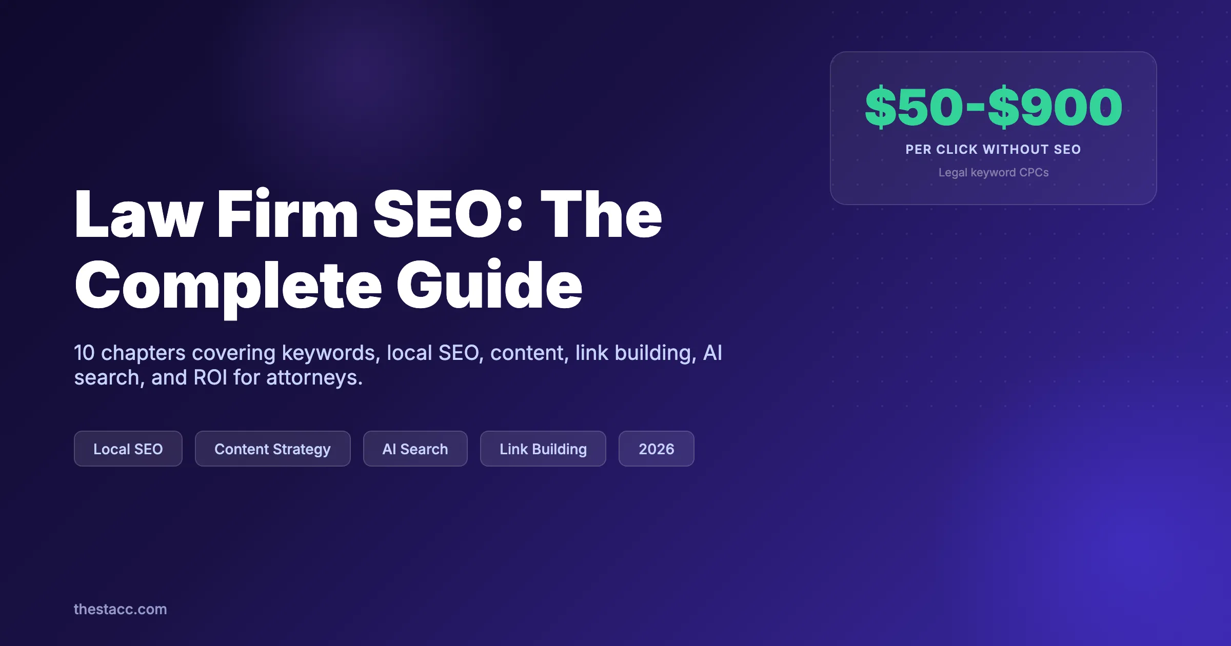 Law Firm SEO: The Complete Guide (2026)