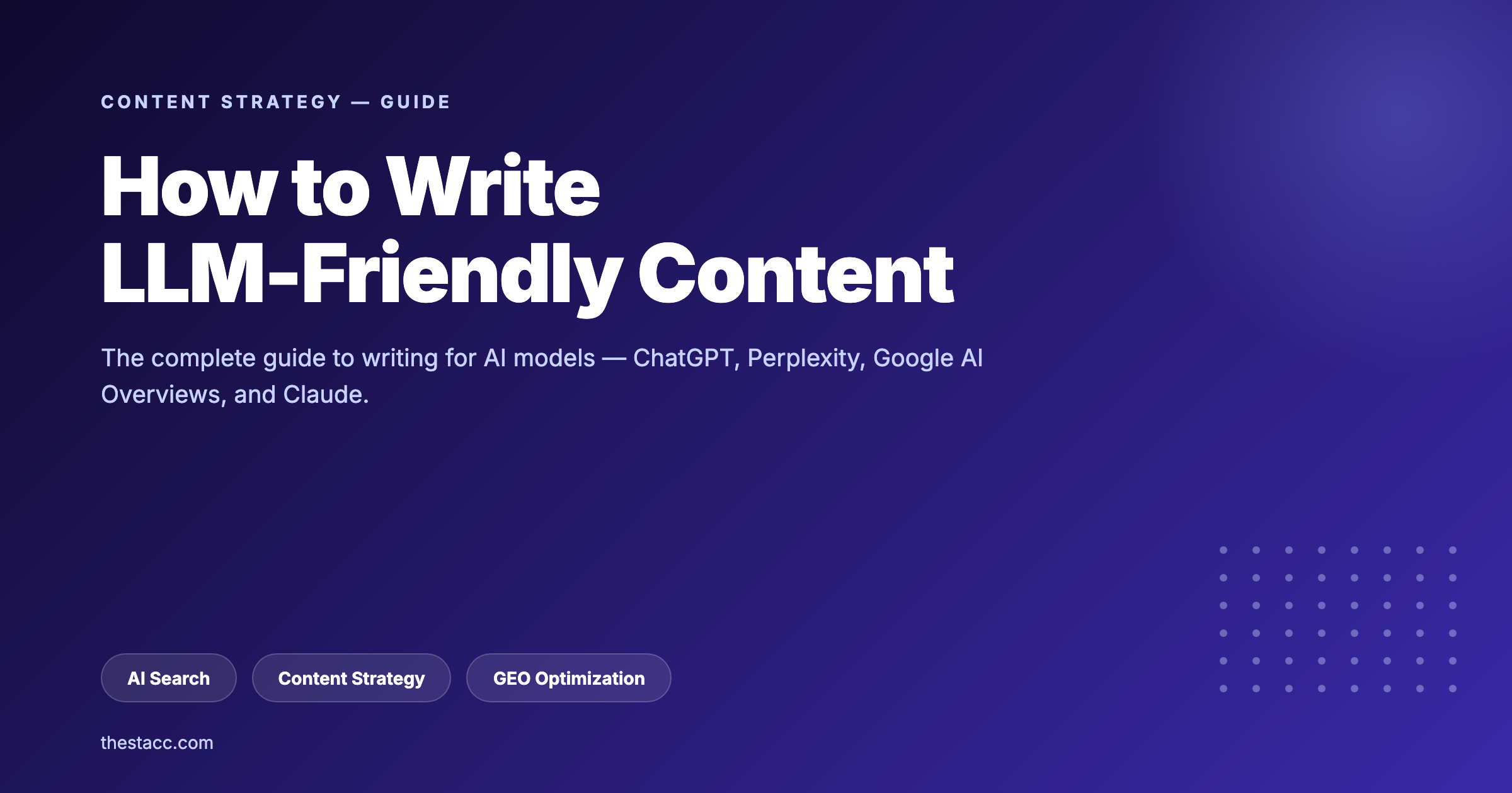 LLM-Friendly Content: How to Write for AI in 8 Steps